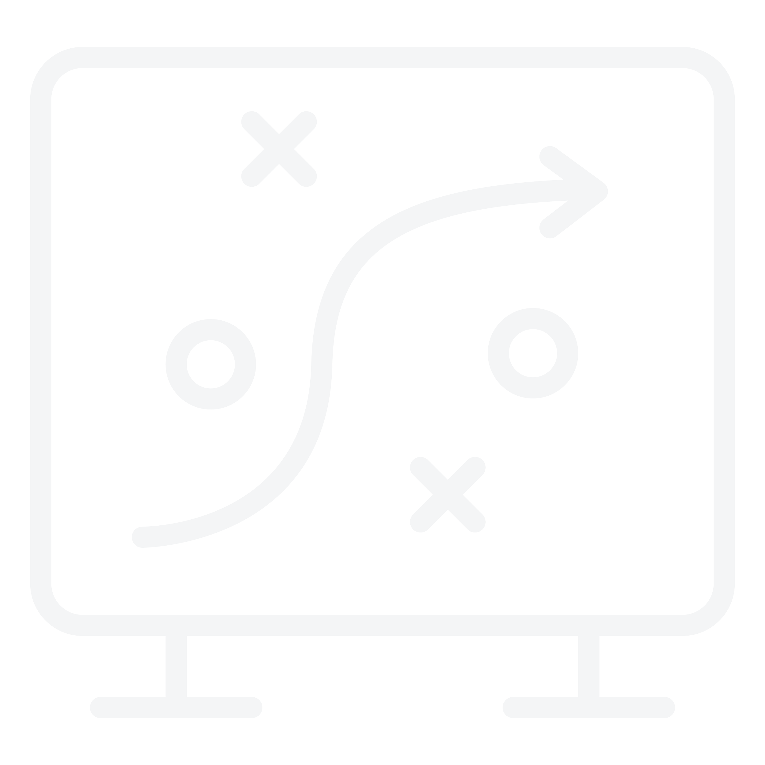 Diagram of a sports play strategy on a blackboard, with X and O symbols and a curved arrow indicating movement.