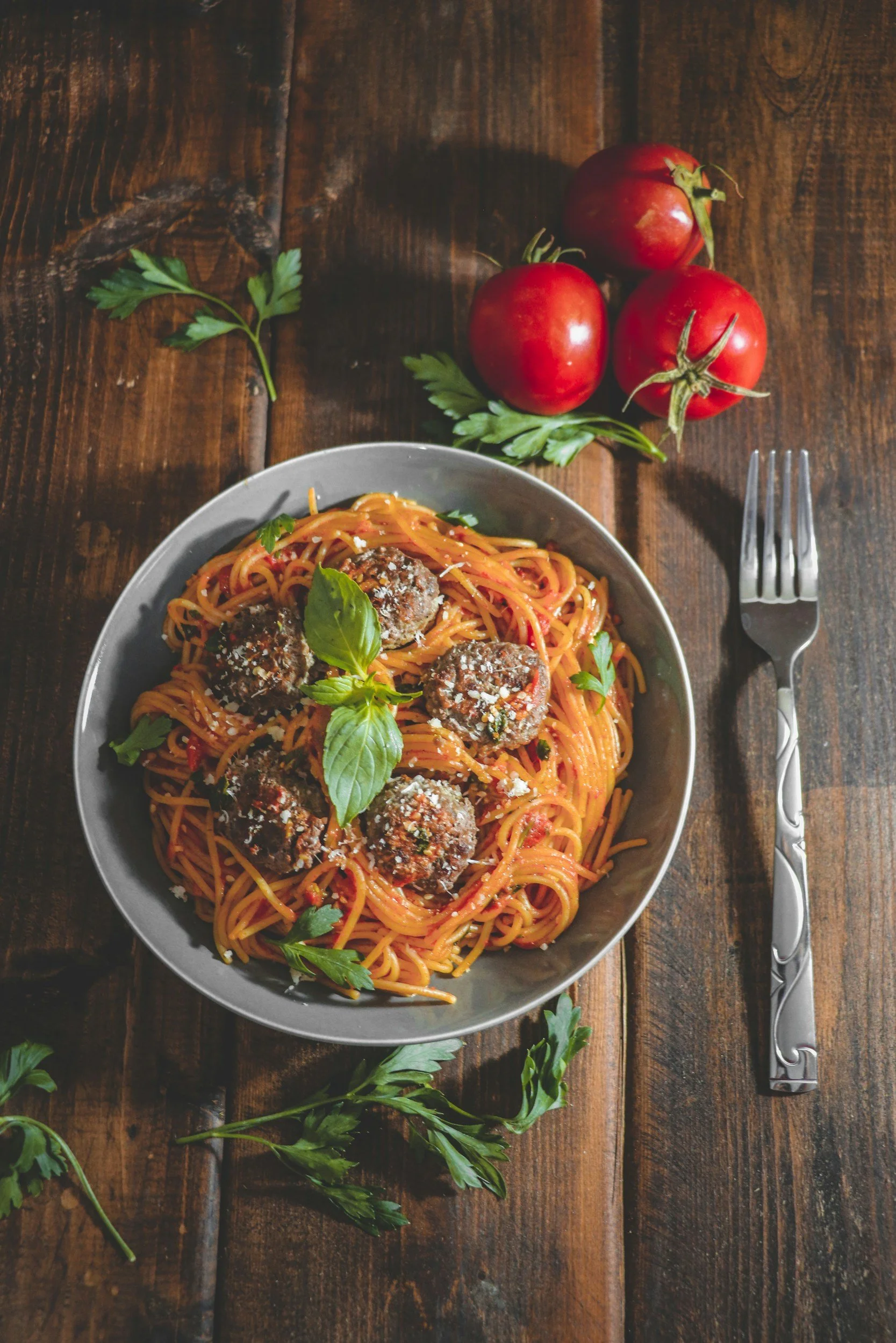 Elk Meatballs in Tomato Sauce