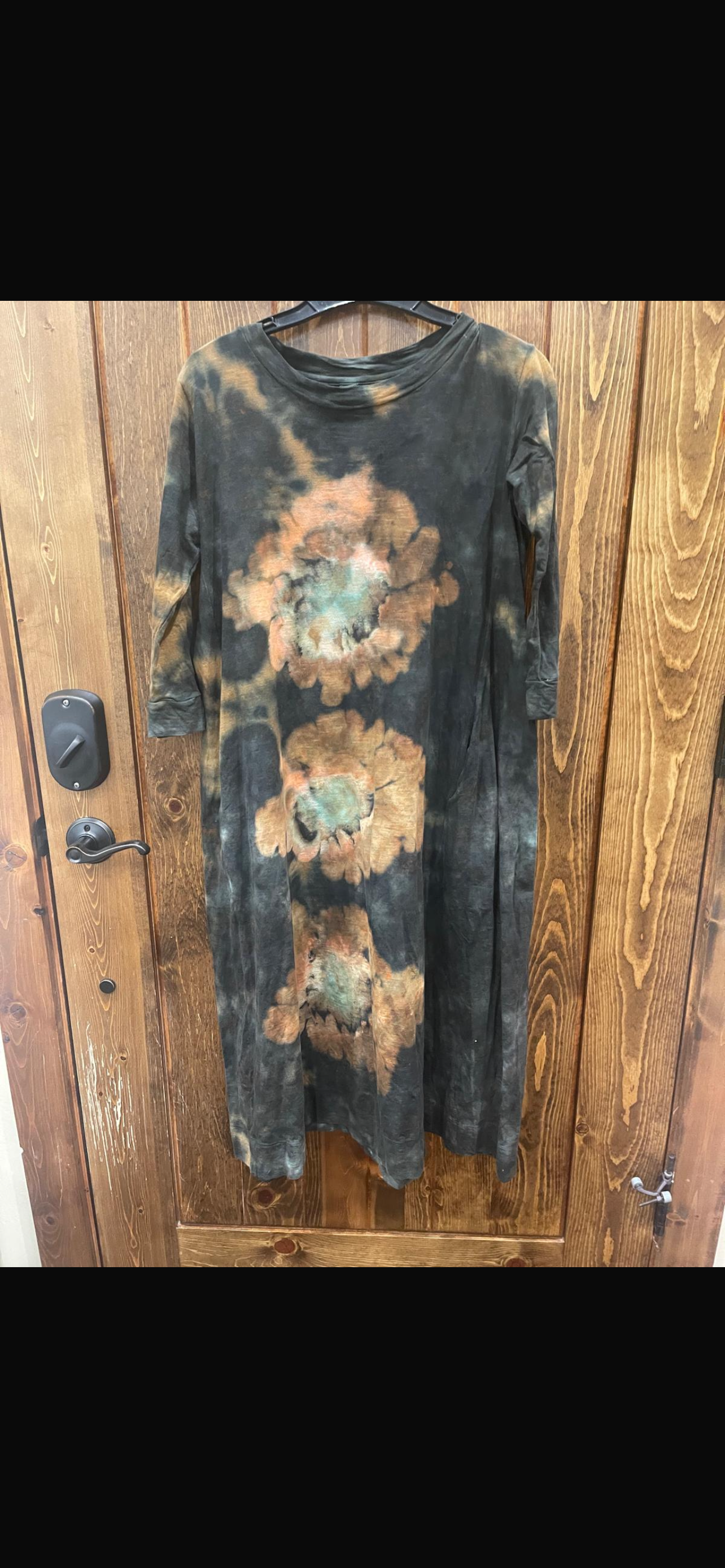 Long Sleeve Maria Dress in Big Bloom