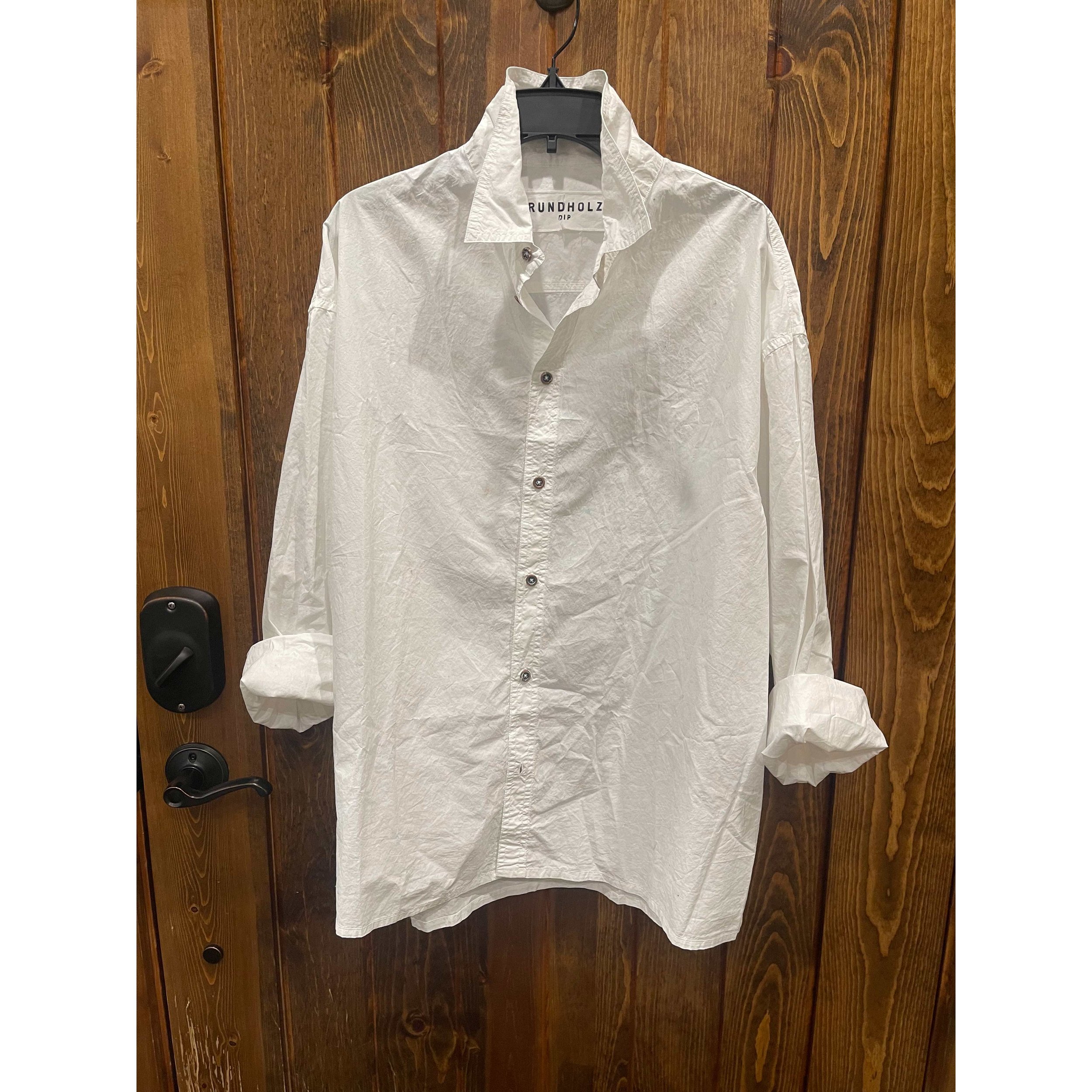 DIP 100% Cotton Shirt in Seafoam Fog