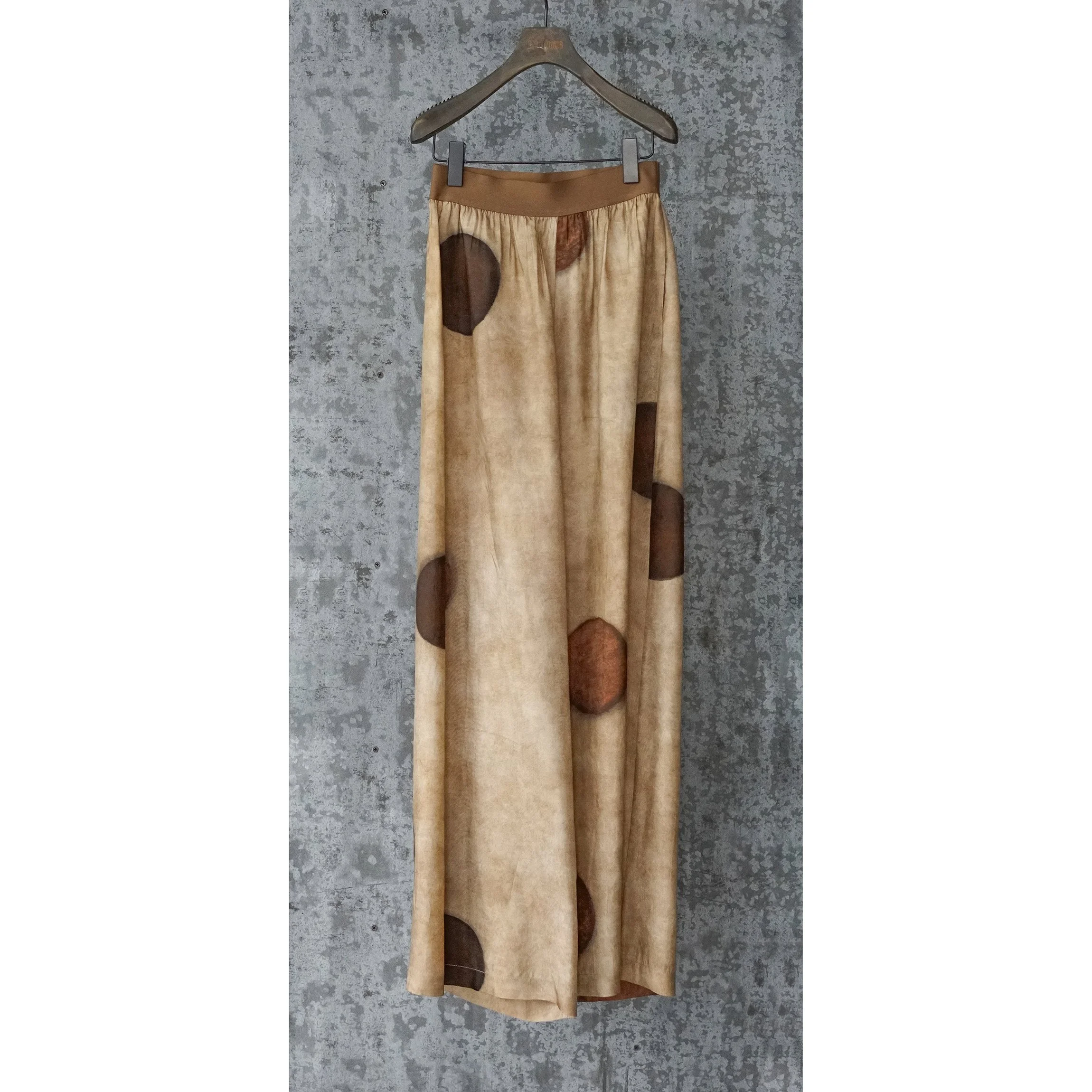 Pansy Pants in Nude with Brown Dots