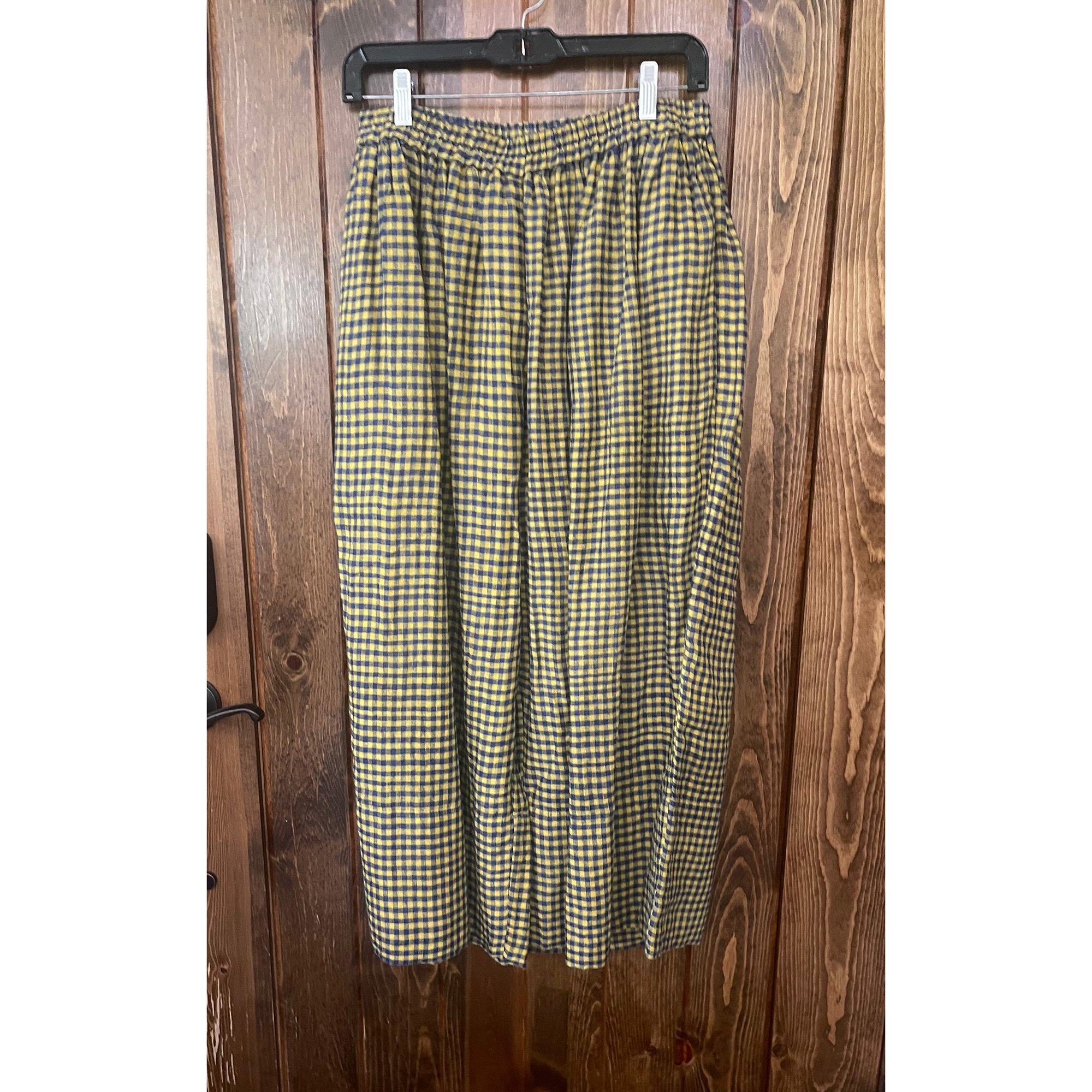 Gina Pants (French Yellow/Blue Country Check)