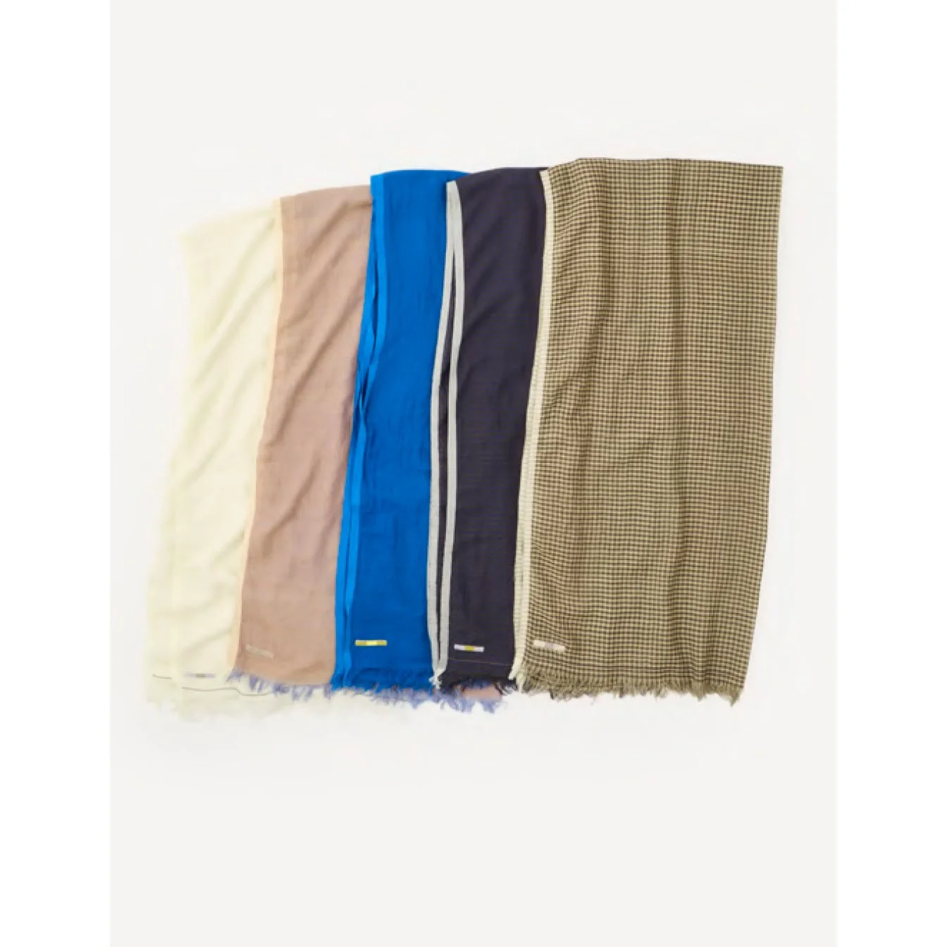 (Pre-Order) 100% Cotton Beaded Line Big Shawl (See Colors)