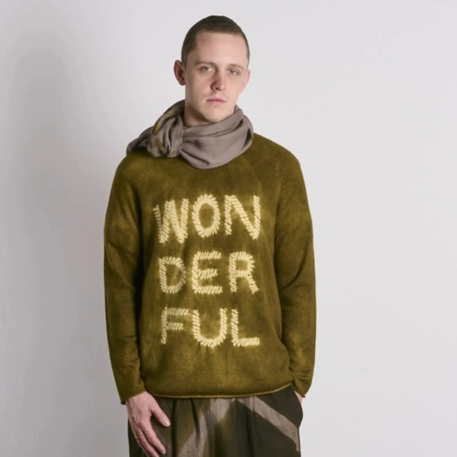 (Pre-Order) 'Wonderful' 100% Cashmere Seamless Wide Pullover