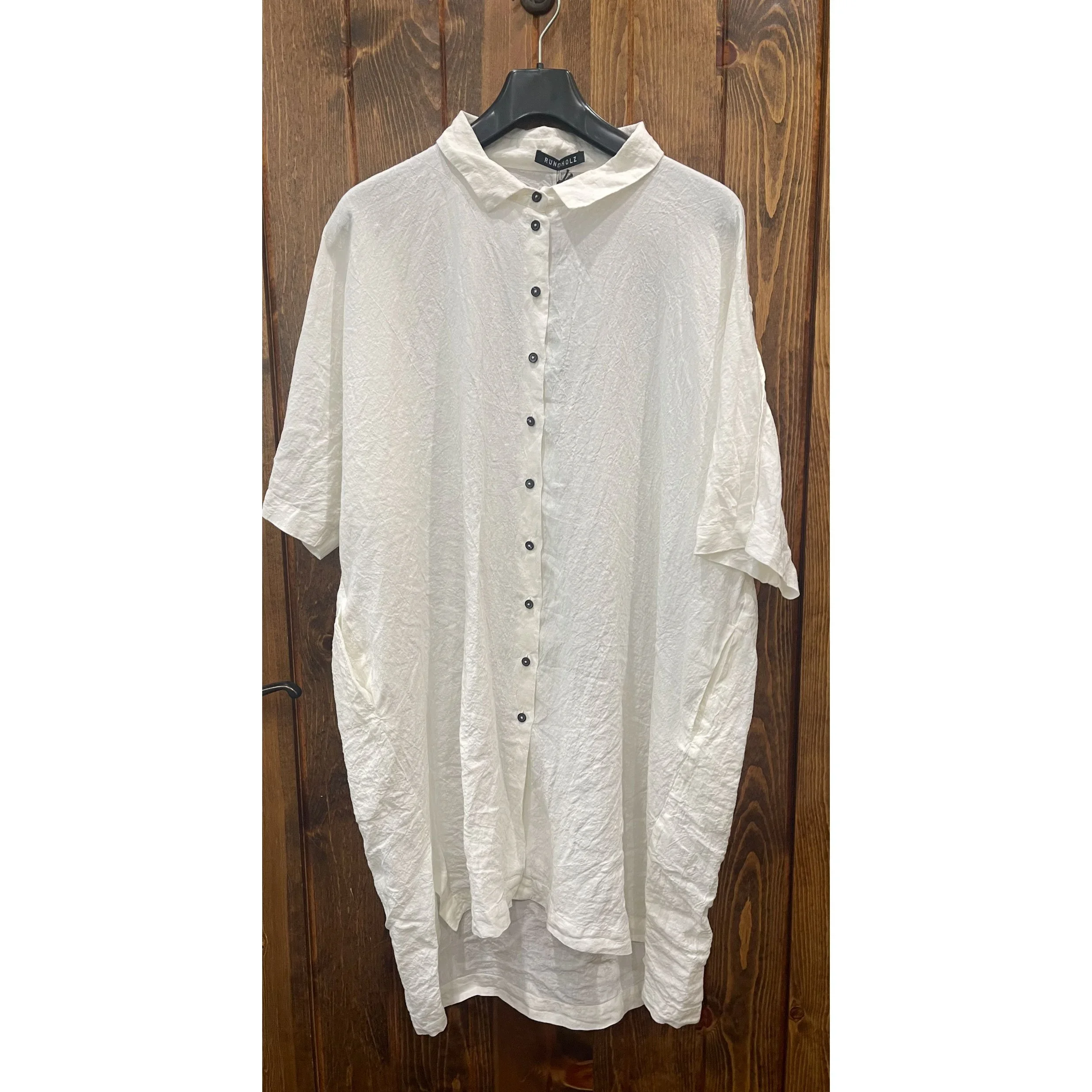 Button Dress (Starwhite)