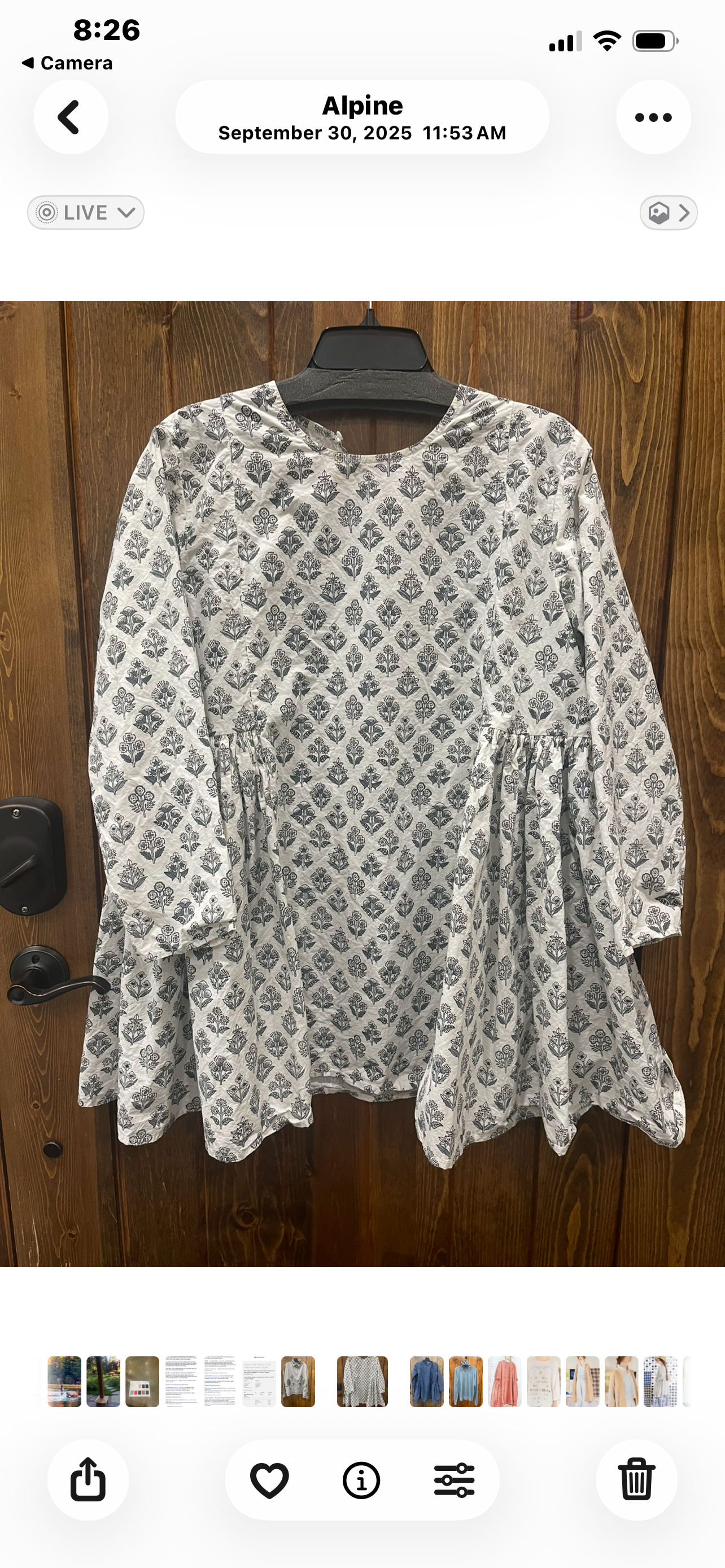 Side Pleat Blouse in 100% Cotton