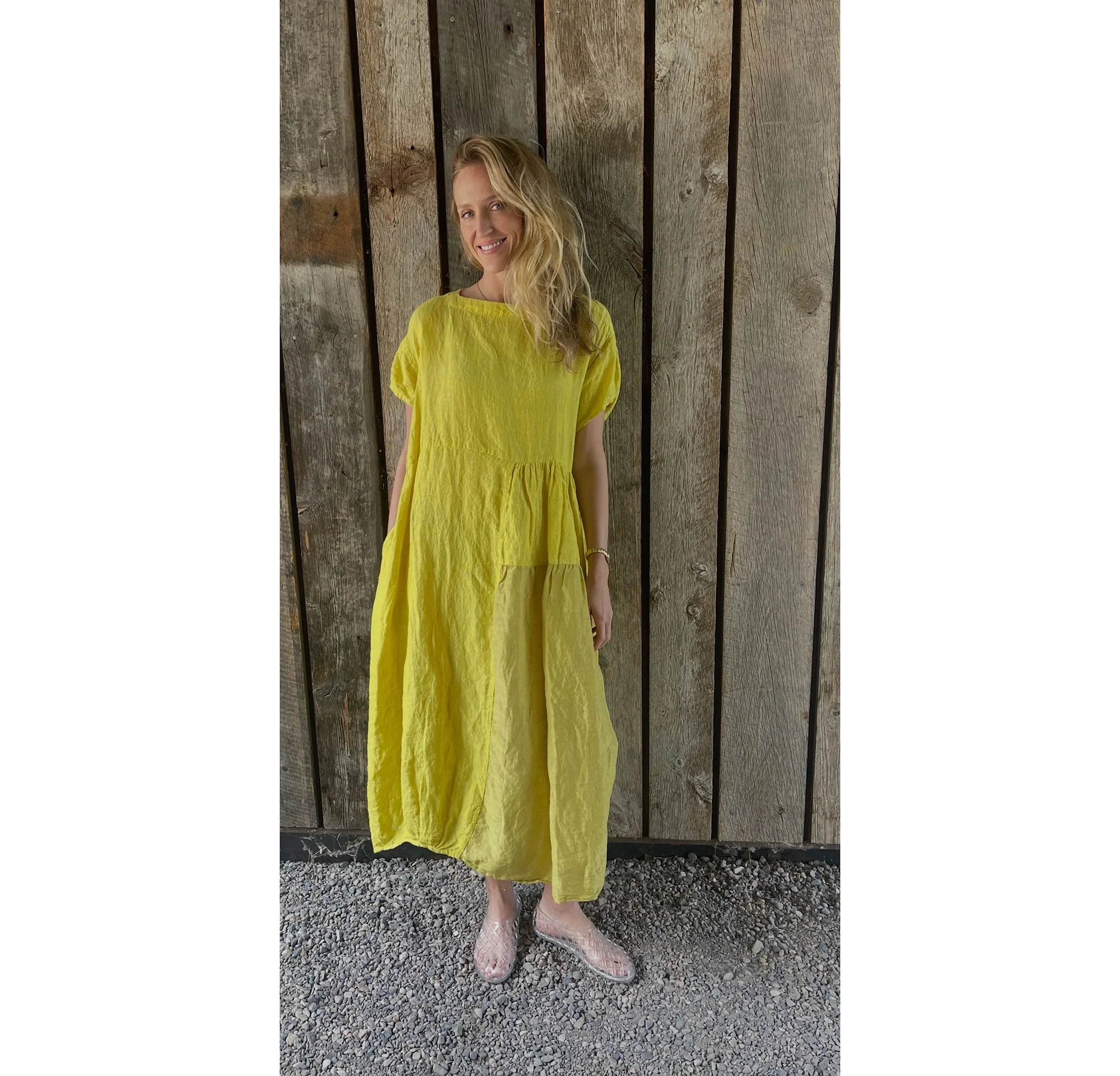 (Pre-Order) All Spice Dress in Dal Canary Yellow