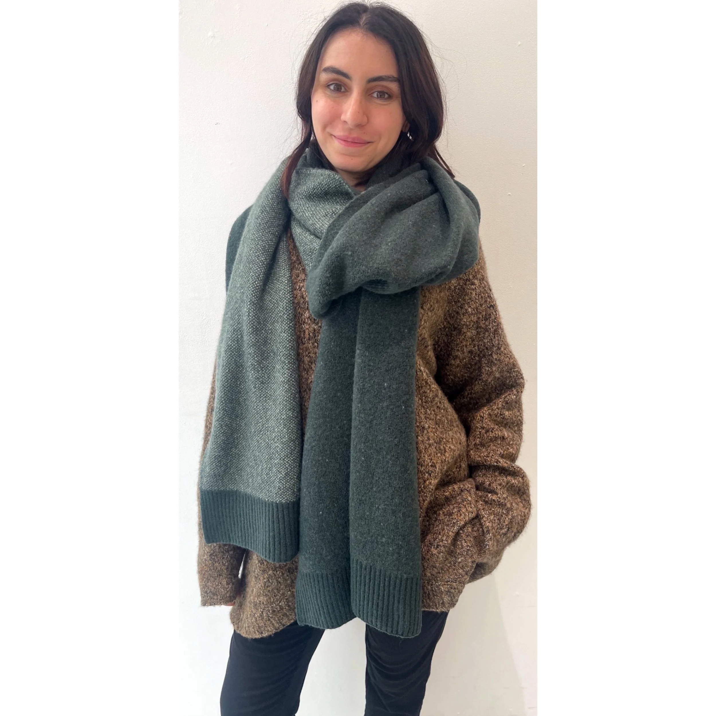 (Pre-Order) Black Label Large Knitted Scarf (See Colors)