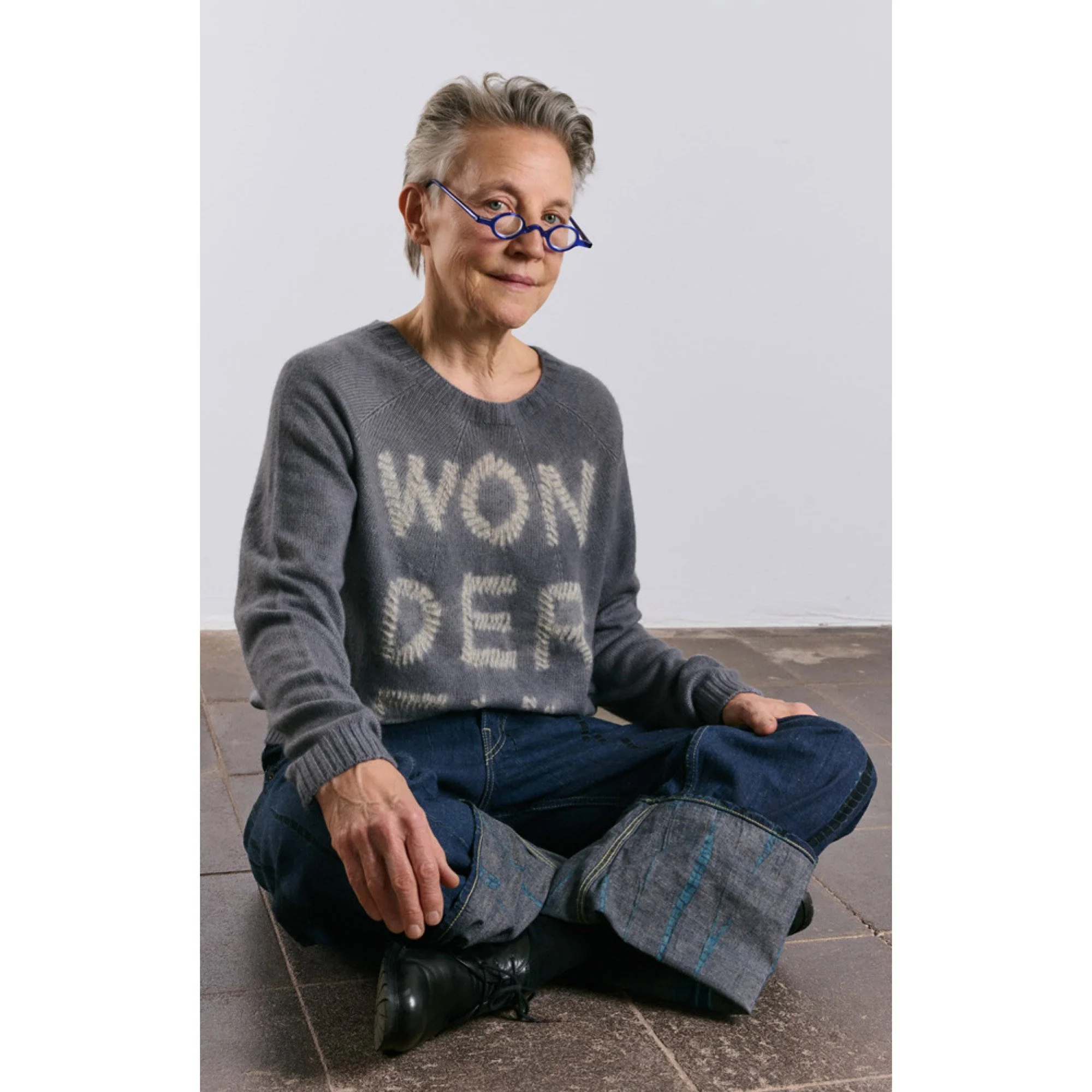 (Pre-Order) 'Wonderful' 100% Cashmere Seamless Wide Pullover