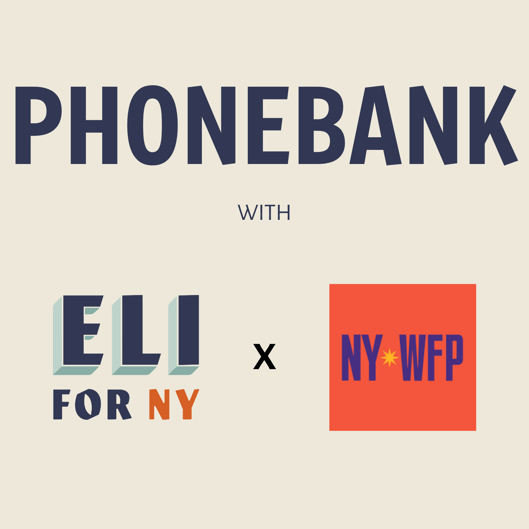 Eli4NY x Working Families Party Phonebank