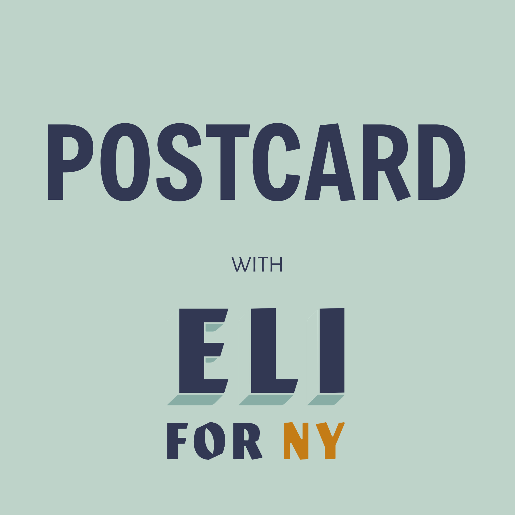 Postcard with Team Eli!