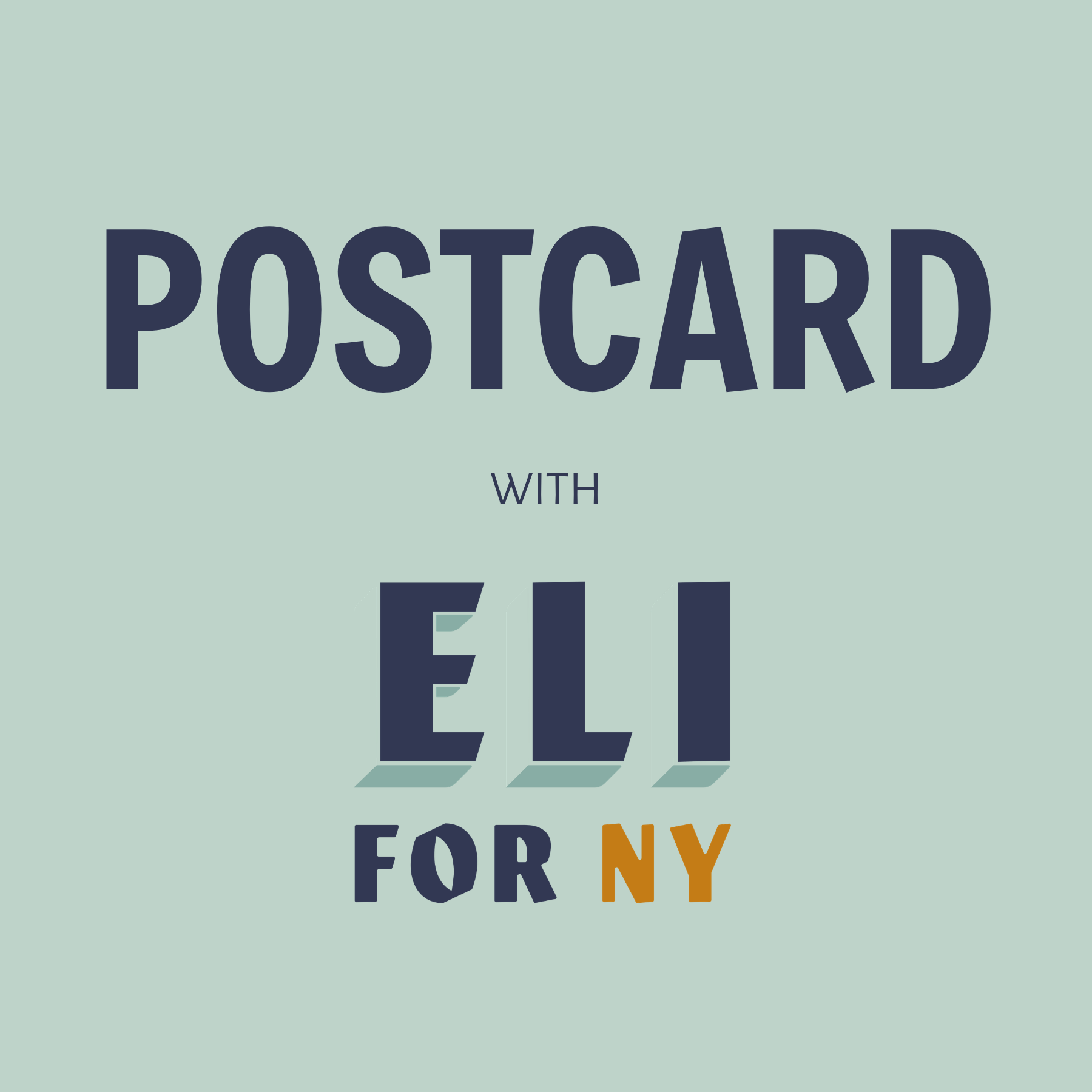 Postcard with Team Eli!