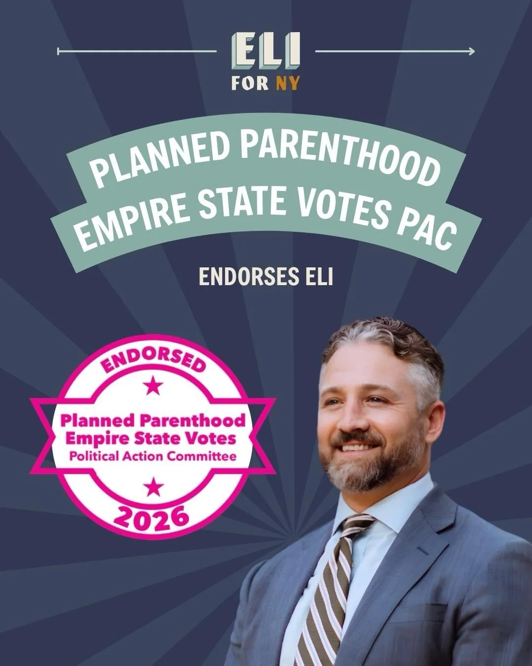 I am proud to be endorsed by the Planned Parenthood Empire State Votes PAC, an organization dedicated to electing leaders who will stand up for and defend reproductive freedom for all.

At a time when the federal administration is attacking the right