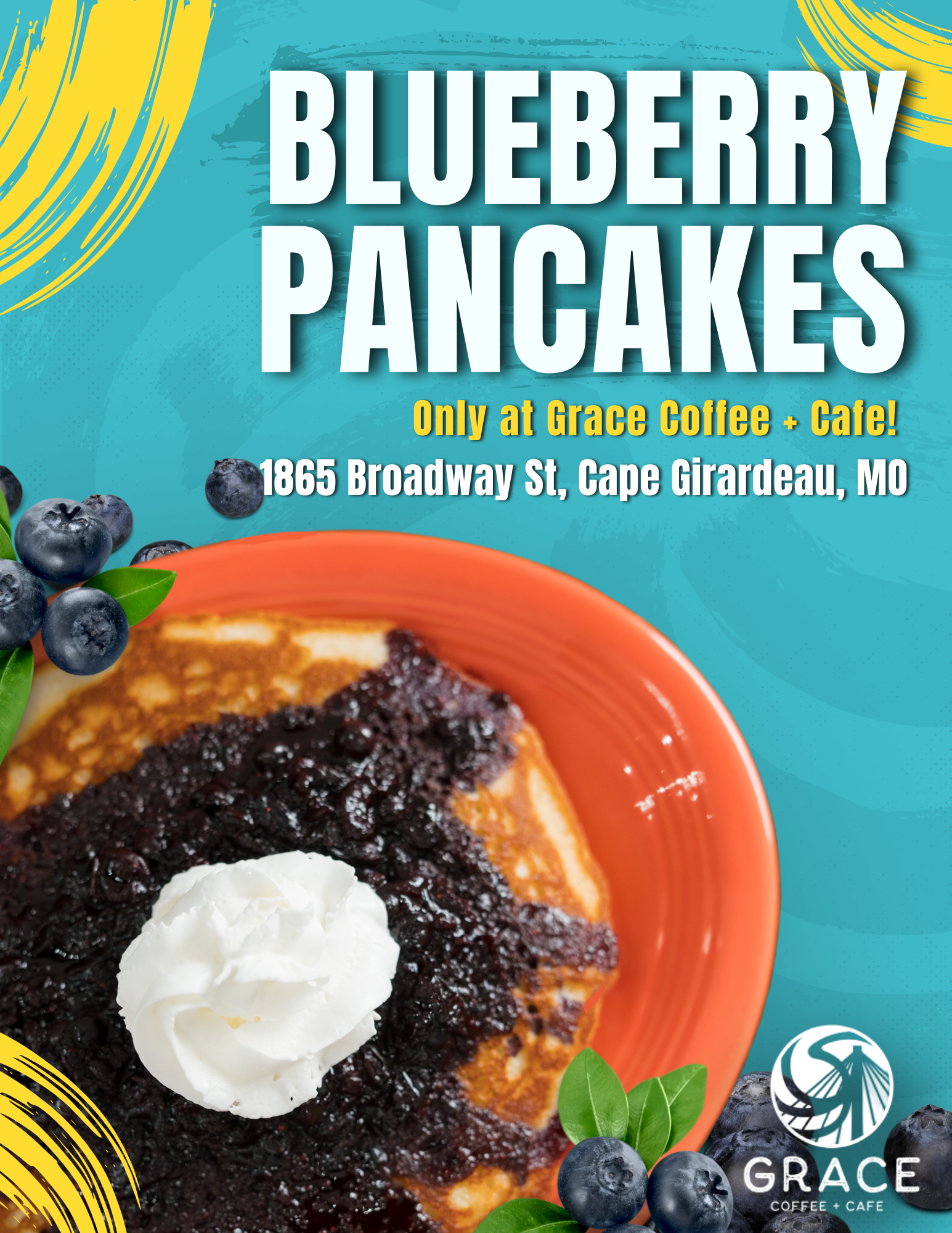 Blueberry Pancakes Poster (May 2025)