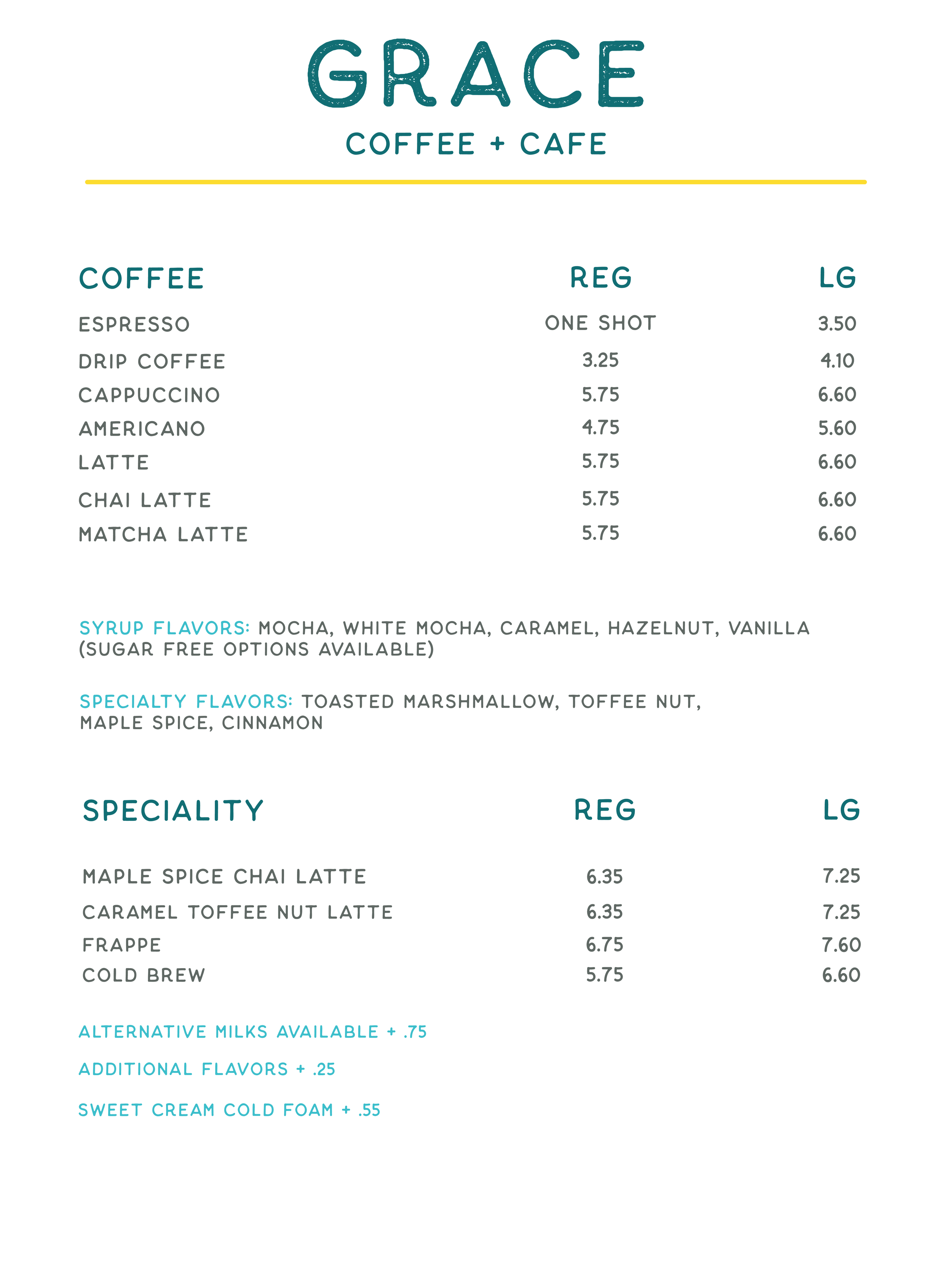 NEW and ORGANIZED Grace Coffee and Cafe Menu (October 2025)_SEMO Menu 1 (PRINT_.png