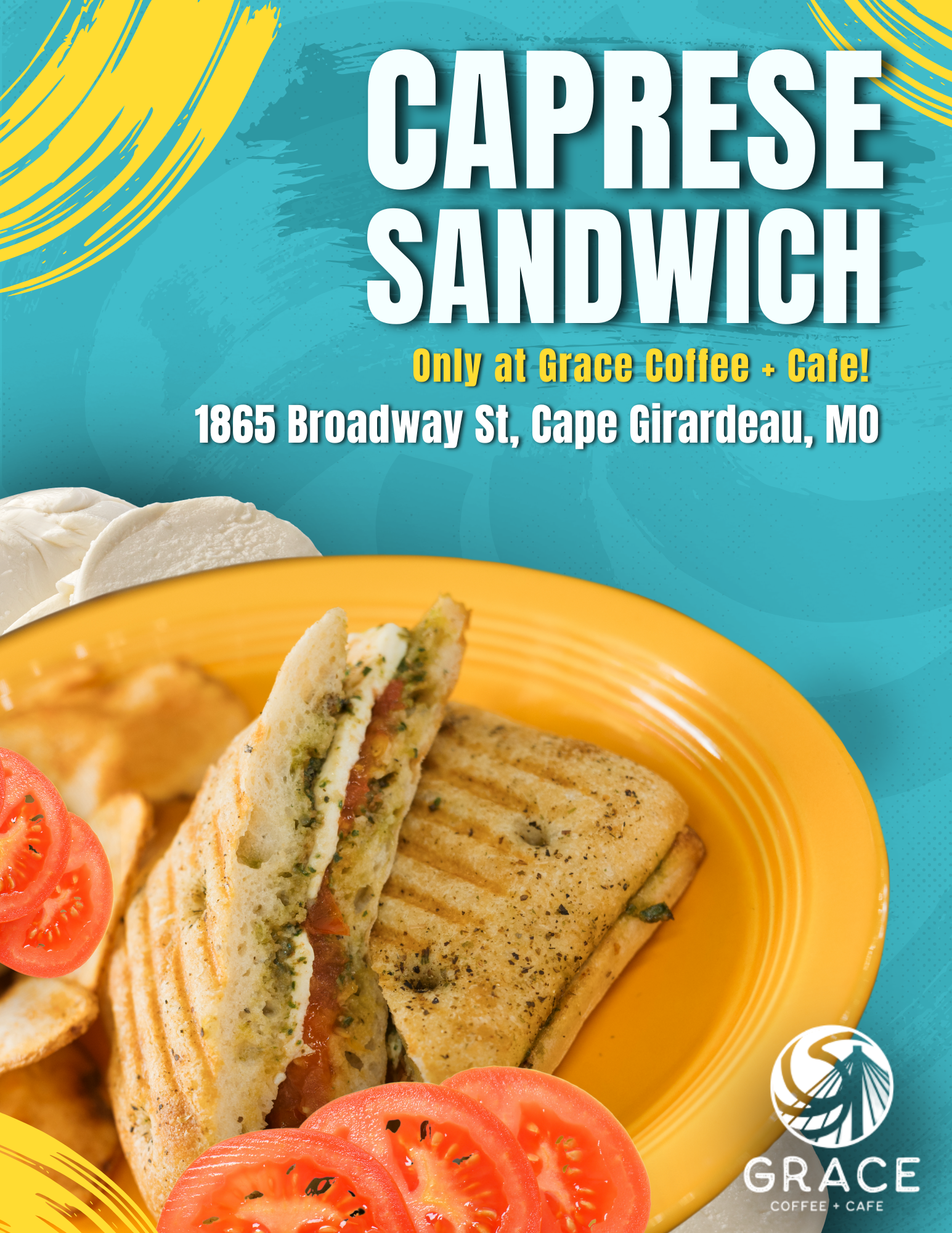 Caprese Sandwich Poster (May 2025)