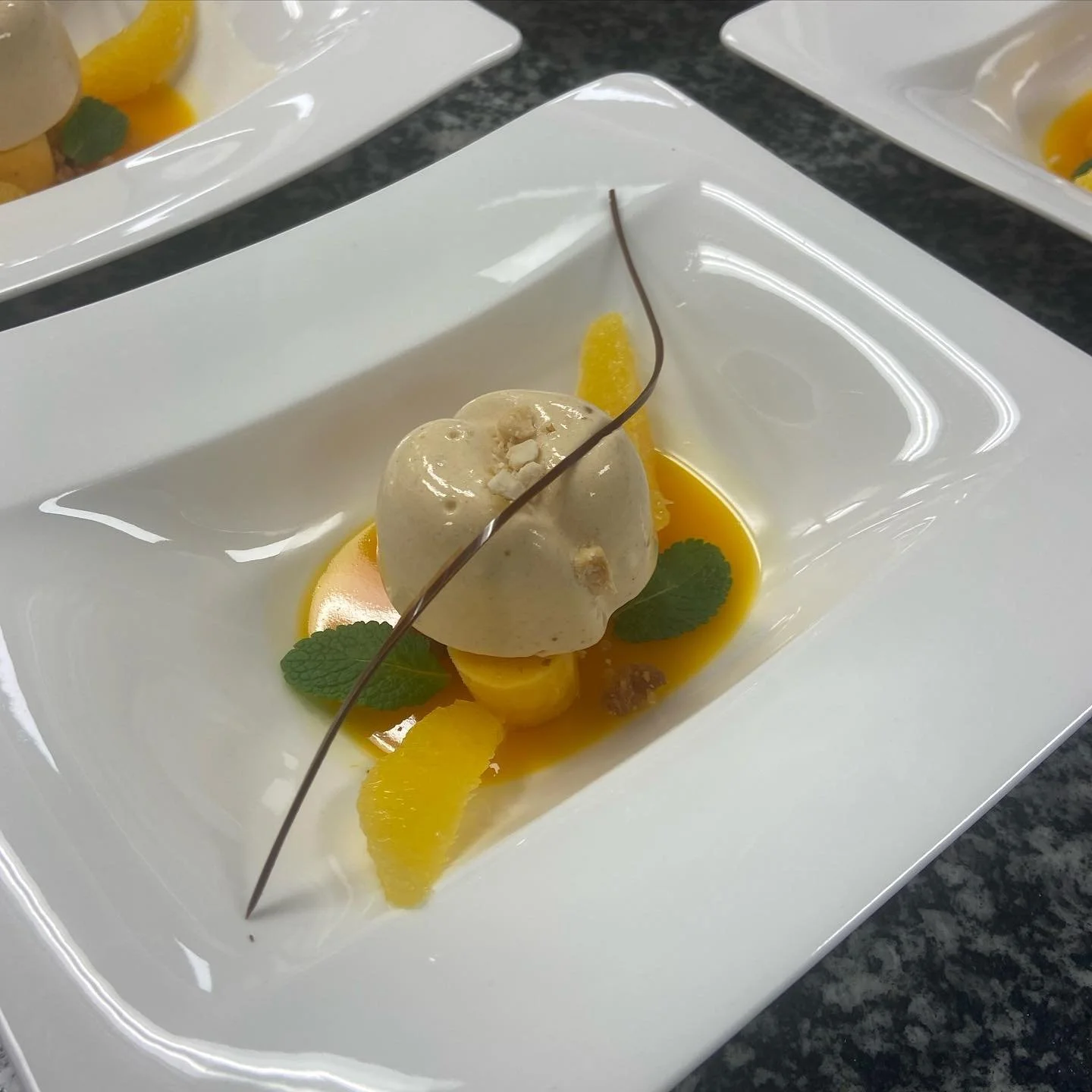 Thank you @konditormagnus and @tonysockerbagare for sharing your time, experience, and delicious desserts with us - such a fun masterclass!

&bull; sea buckthorn &amp; hazelnut parfait
&bull; cloudberry jelly, vanilla bavaroise, &amp; fresh doughnuts