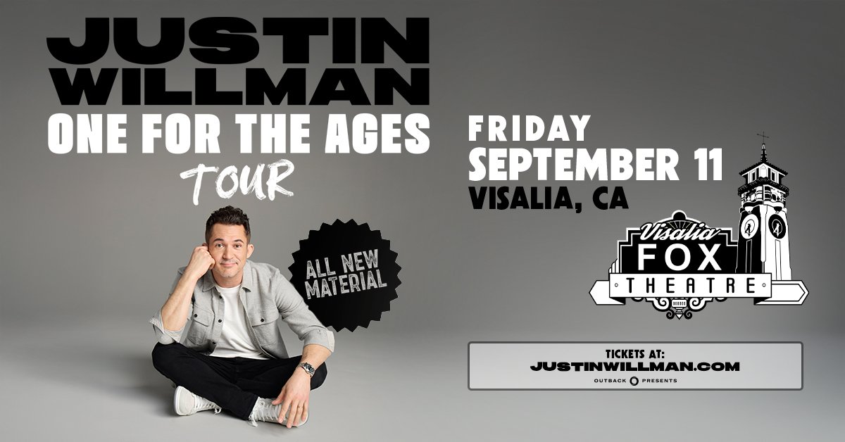 Justin Willman: One For The Ages Tour