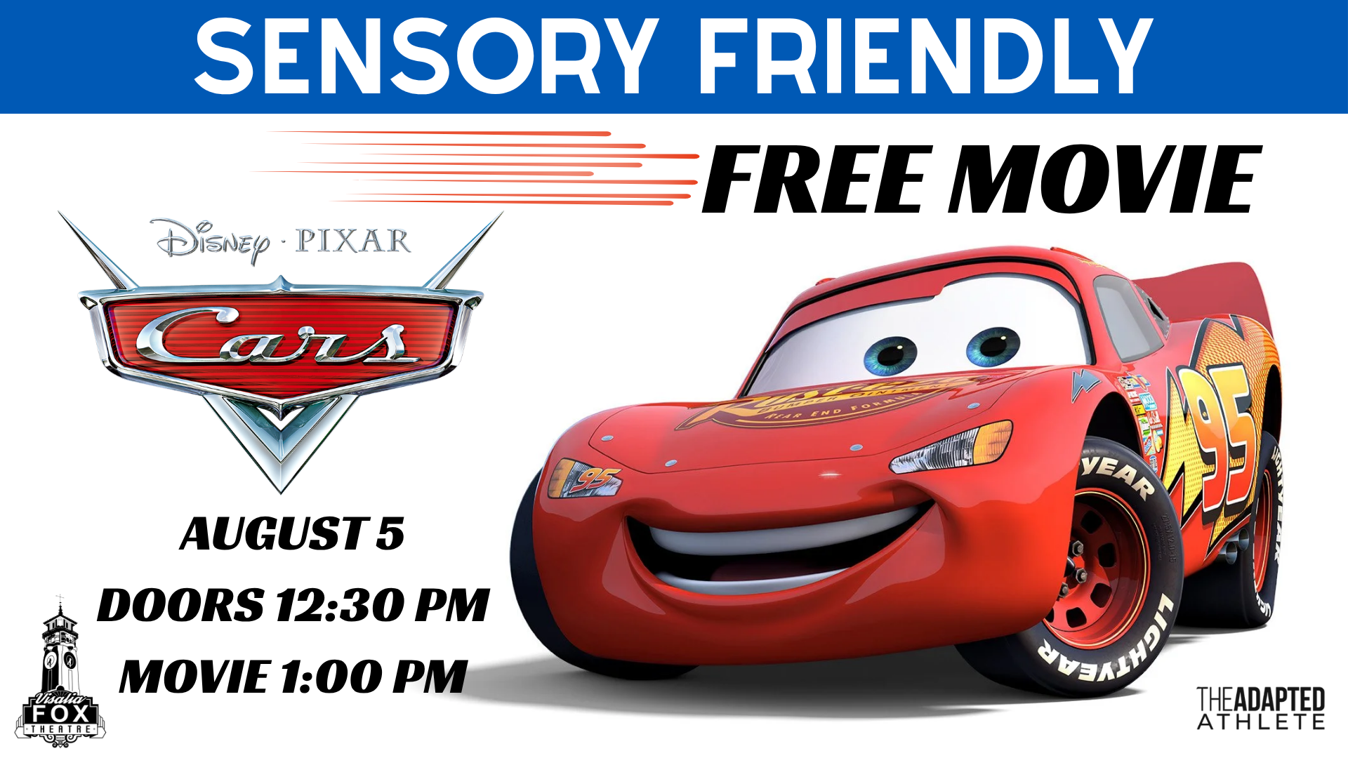 Cars Sensory Friendly Free Movie