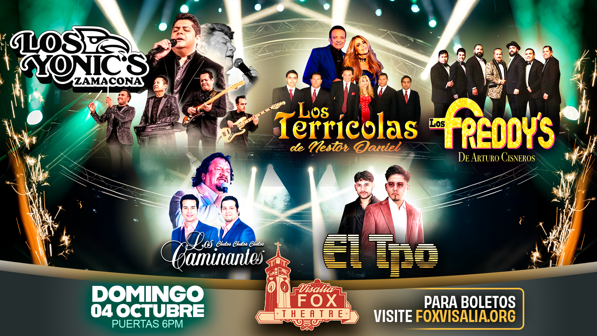 Los Yonics, Los Caminantes, Los Freddys Y Amigos