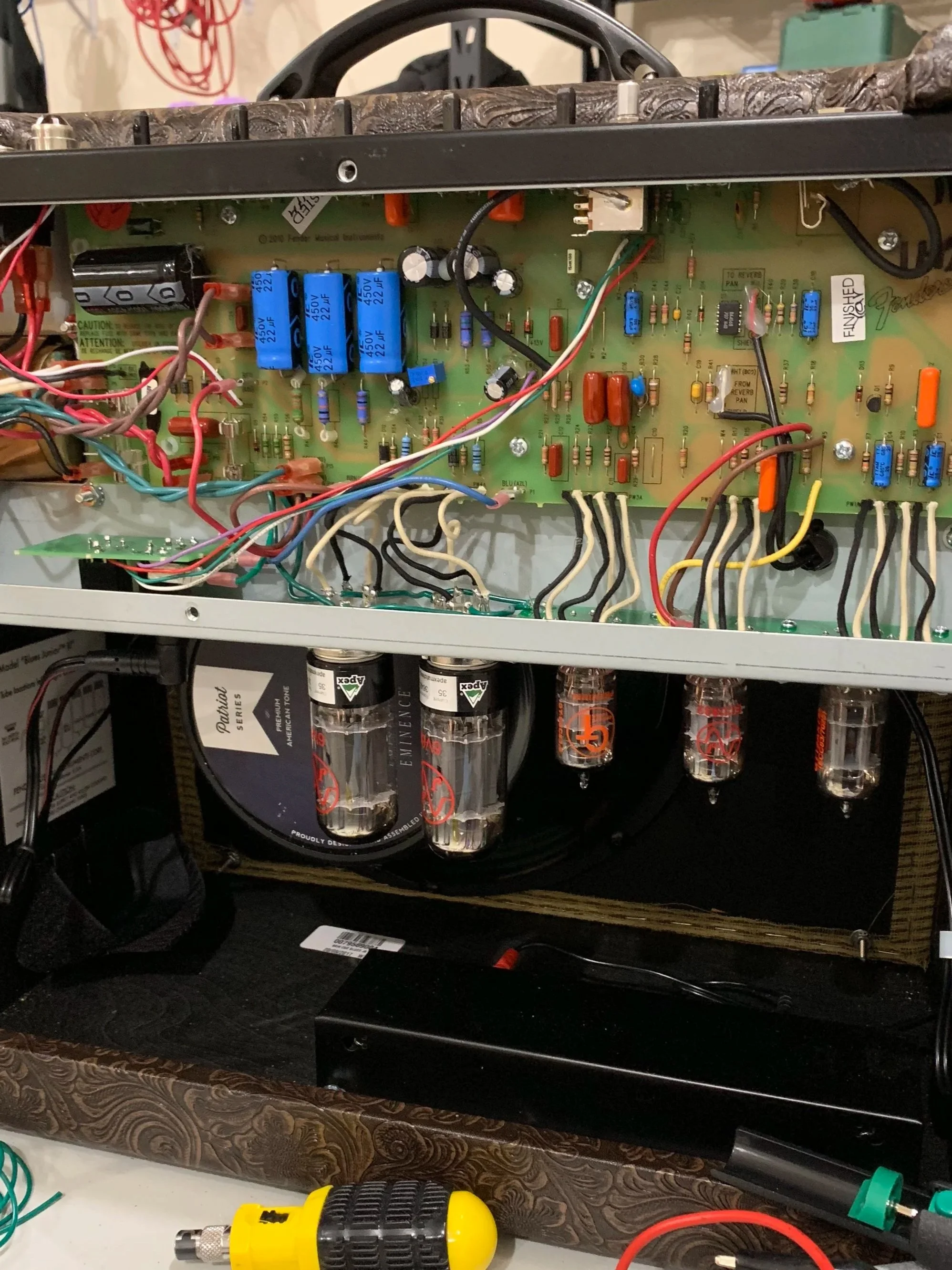 Installed mods to a Fender Blues Jr.