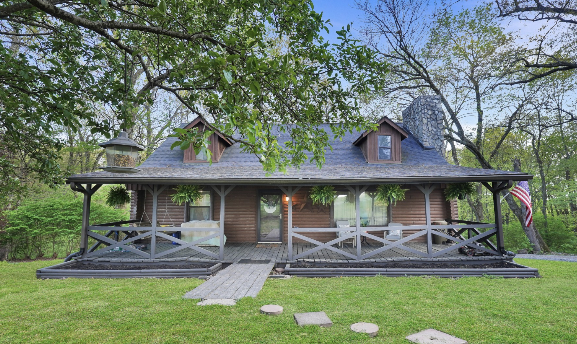 757 Byrums Chapel Road, Portland, Robertson County: One Log Home, Two Sales 