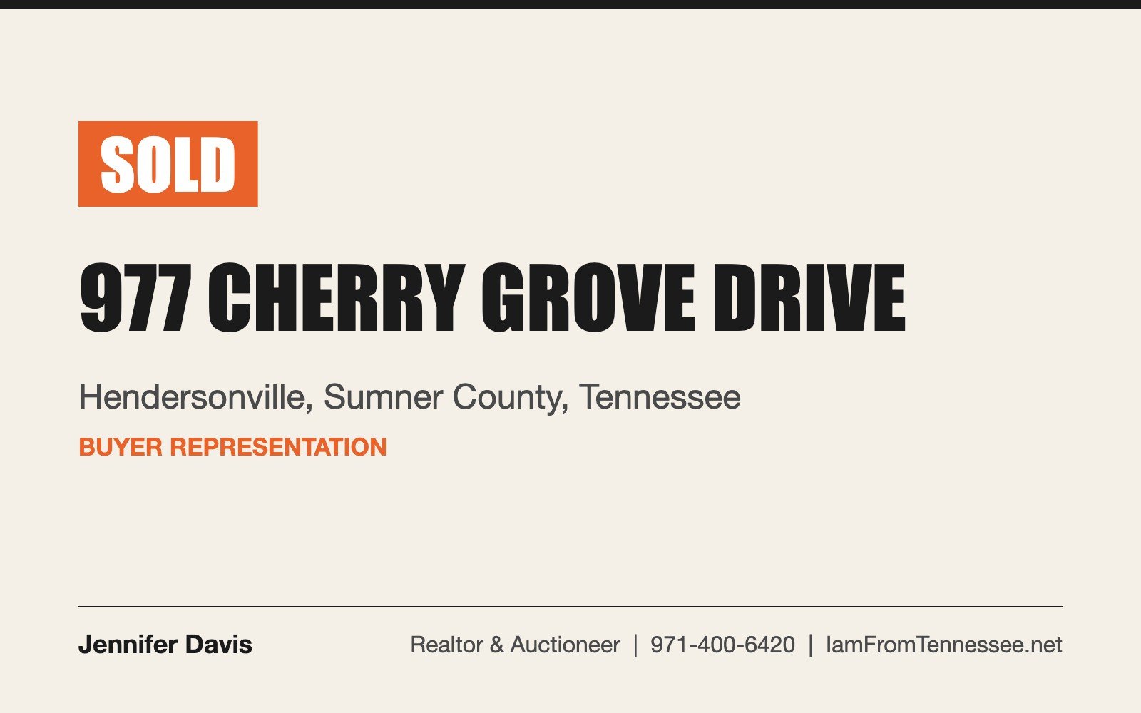 977 Cherry Grove Drive, Millstone, Hendersonville, Sumner County