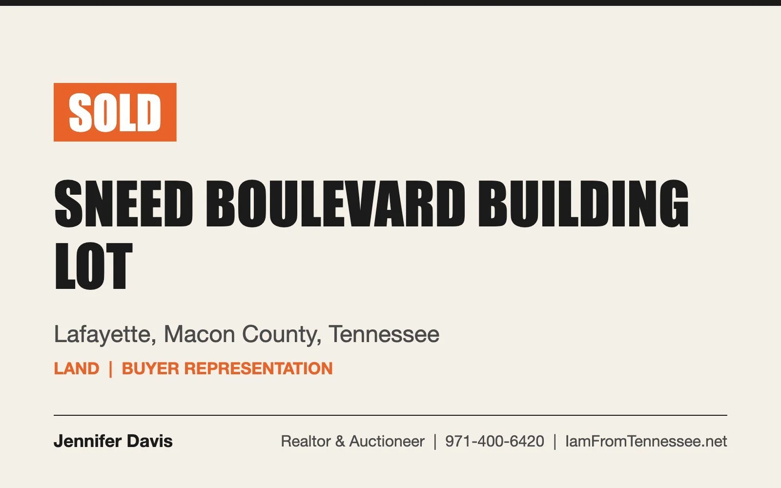 0 Sneed Blvd, Lafayette, Macon County: An In Town Building Lot