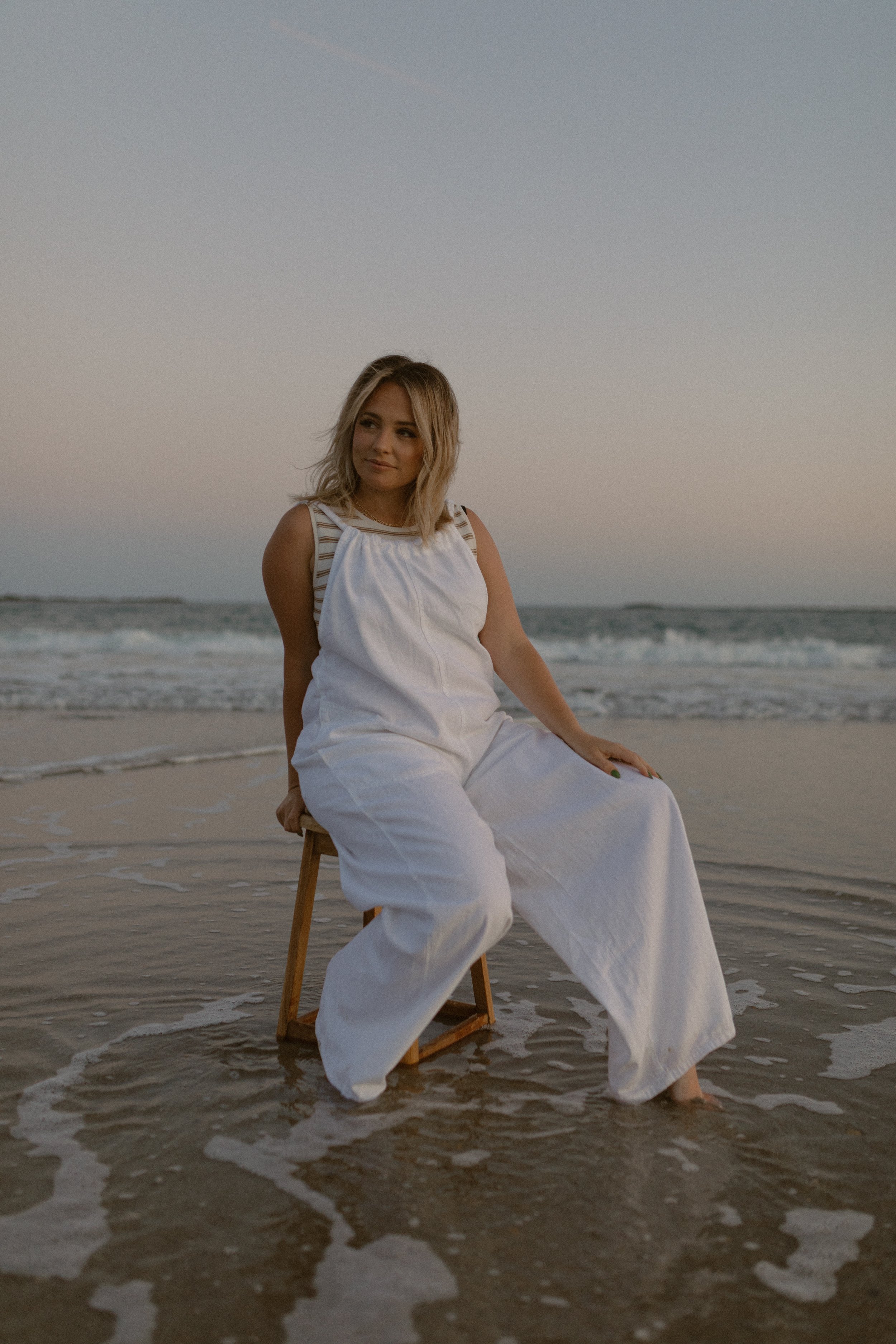 wrightsville beach model content creation wedding