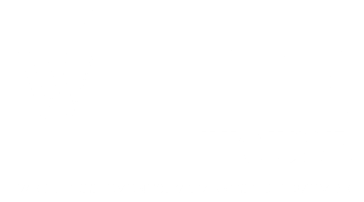 Black background with white text that reads: "THE WHITE HOUSE WEDDINGS. EVENTS. MOMENTS TO REMEMBER."