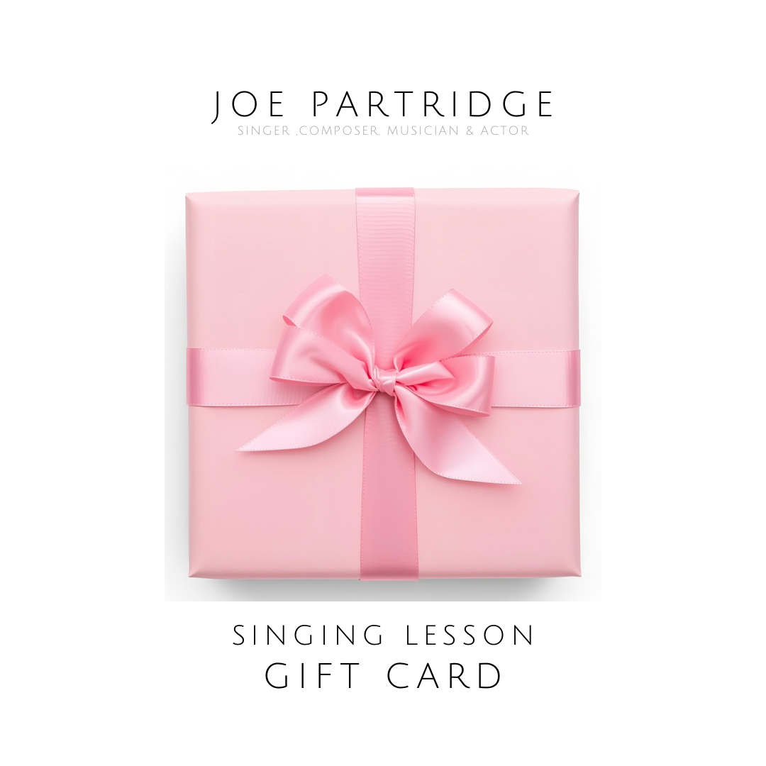 Gift Card for Singing Lessons