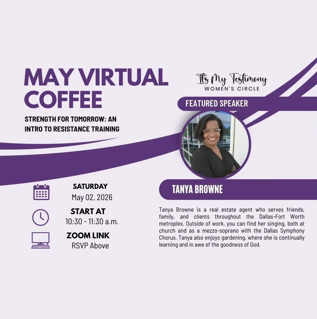 Link to May Event Newsletter