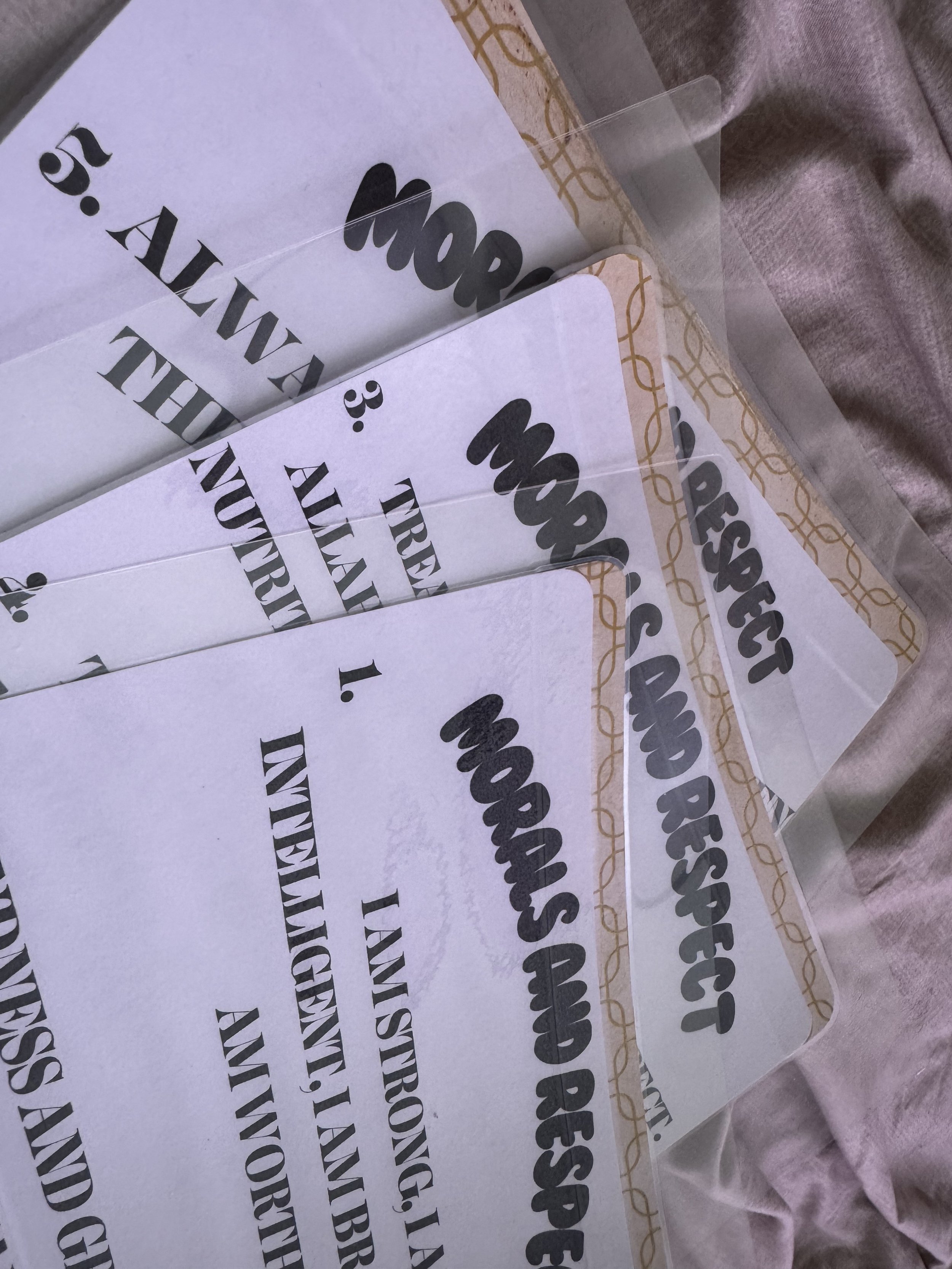 Morals & Respect of a Muslim 3ct