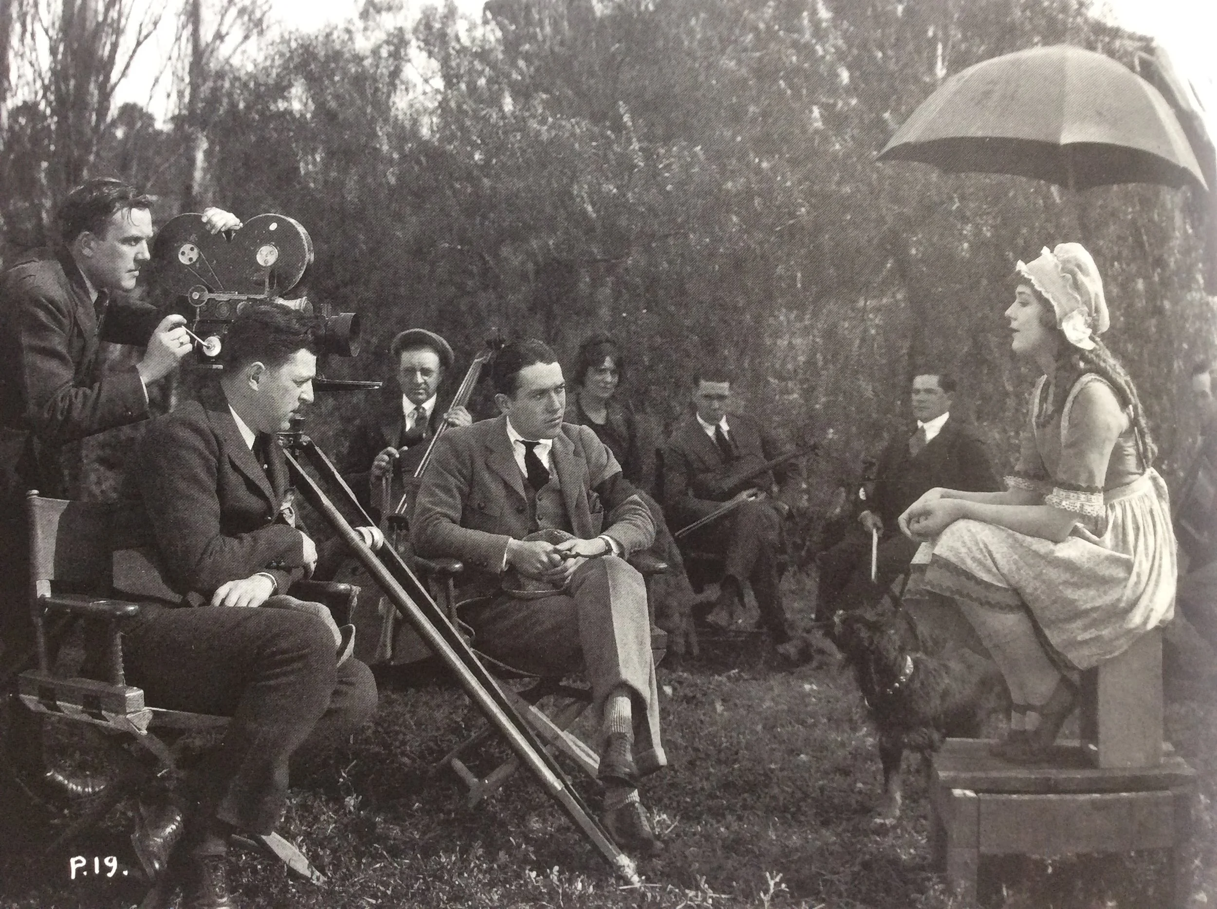 Mary Pickford and her Bell & Howell 2709 film camera