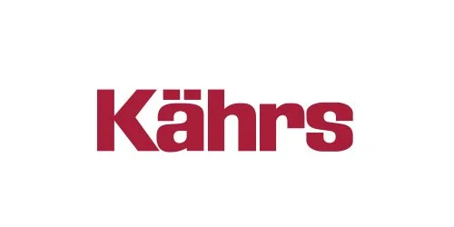 Kährs logo in bold red letters on a white background.