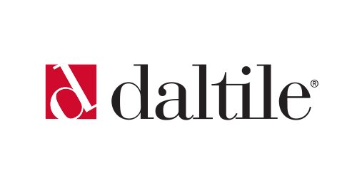 Daltile logo with a red square and black text.