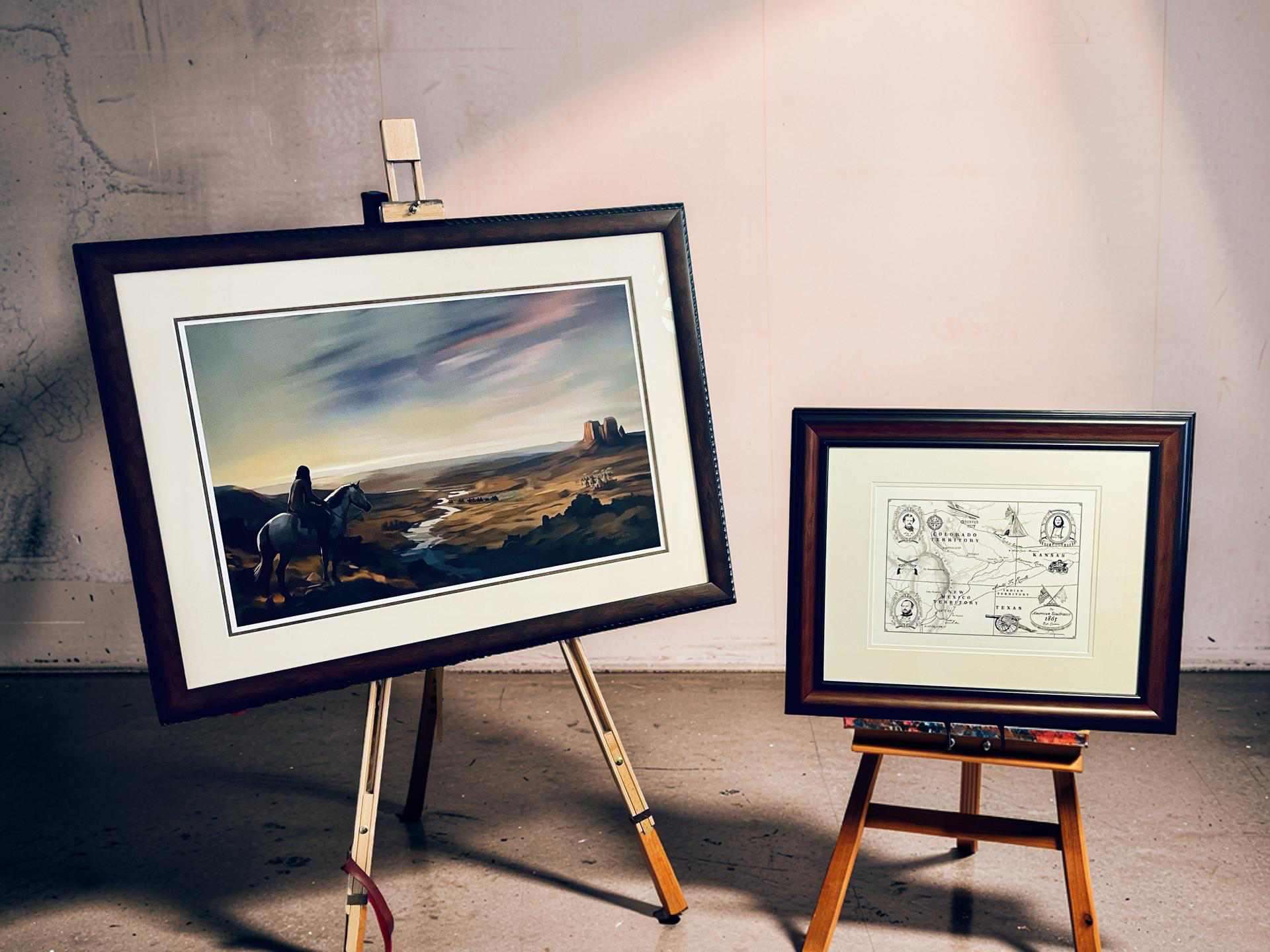 The American Southwest 1865 Vintage Map