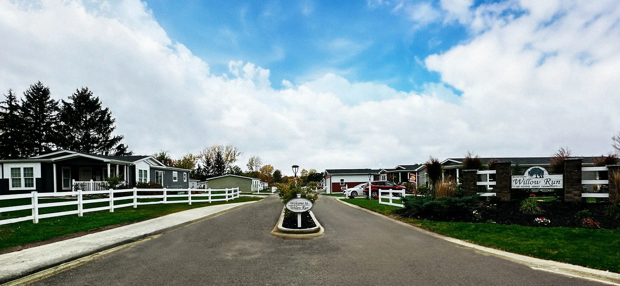 The entrance to Willow Run