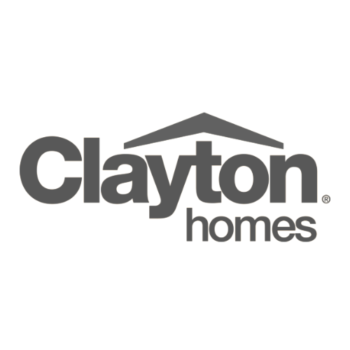 Clayton Homes logo with stylized roof above the company name