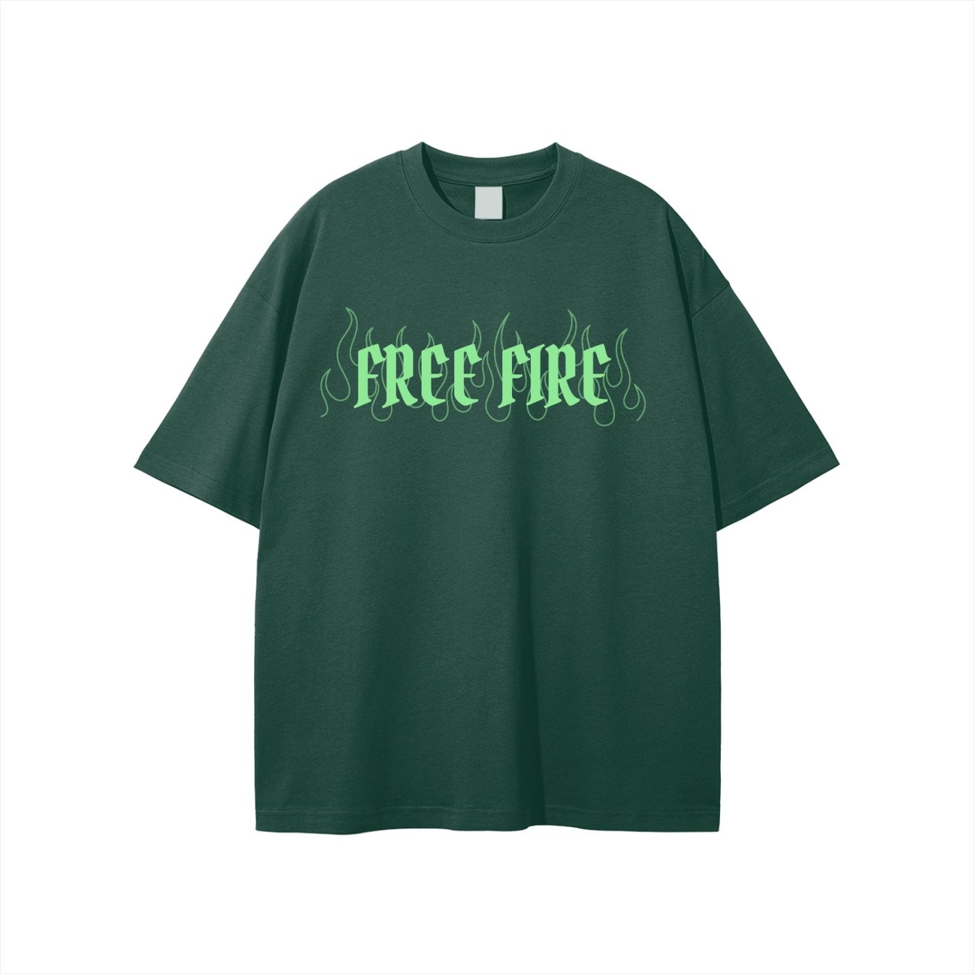 Green fire tee