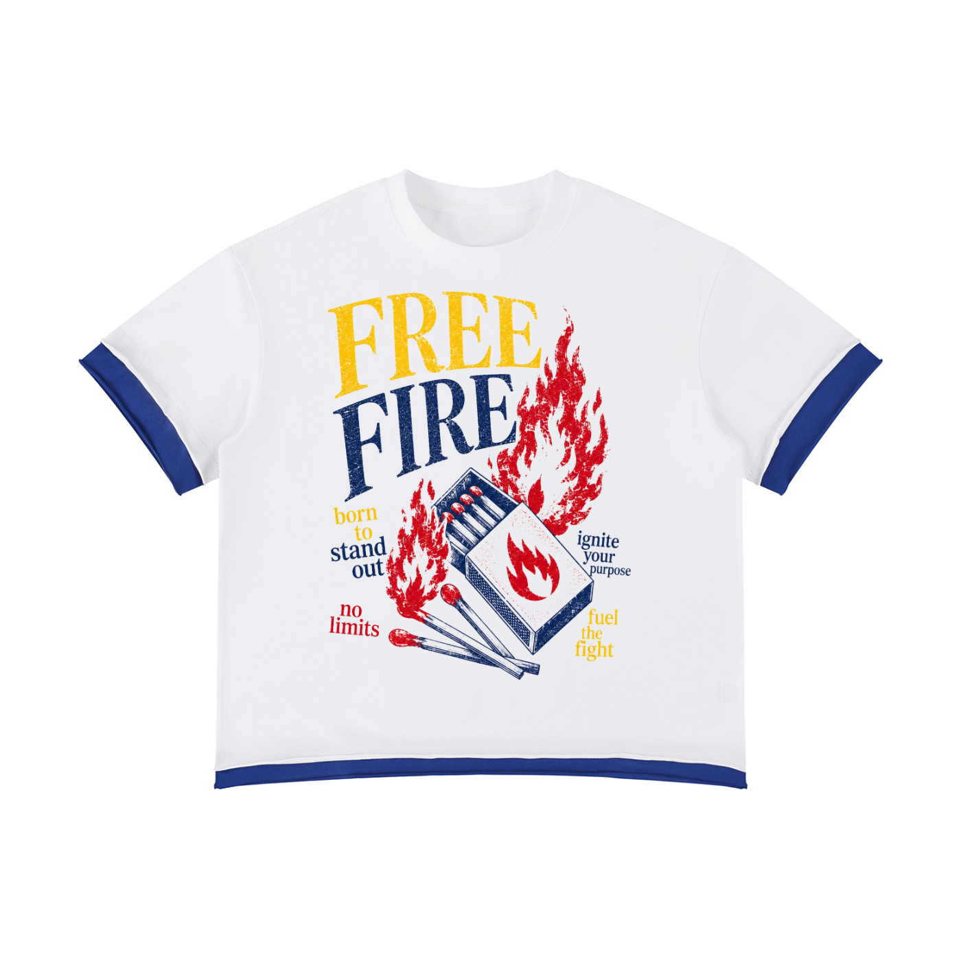 Firework Boxy  Block T-Shirt