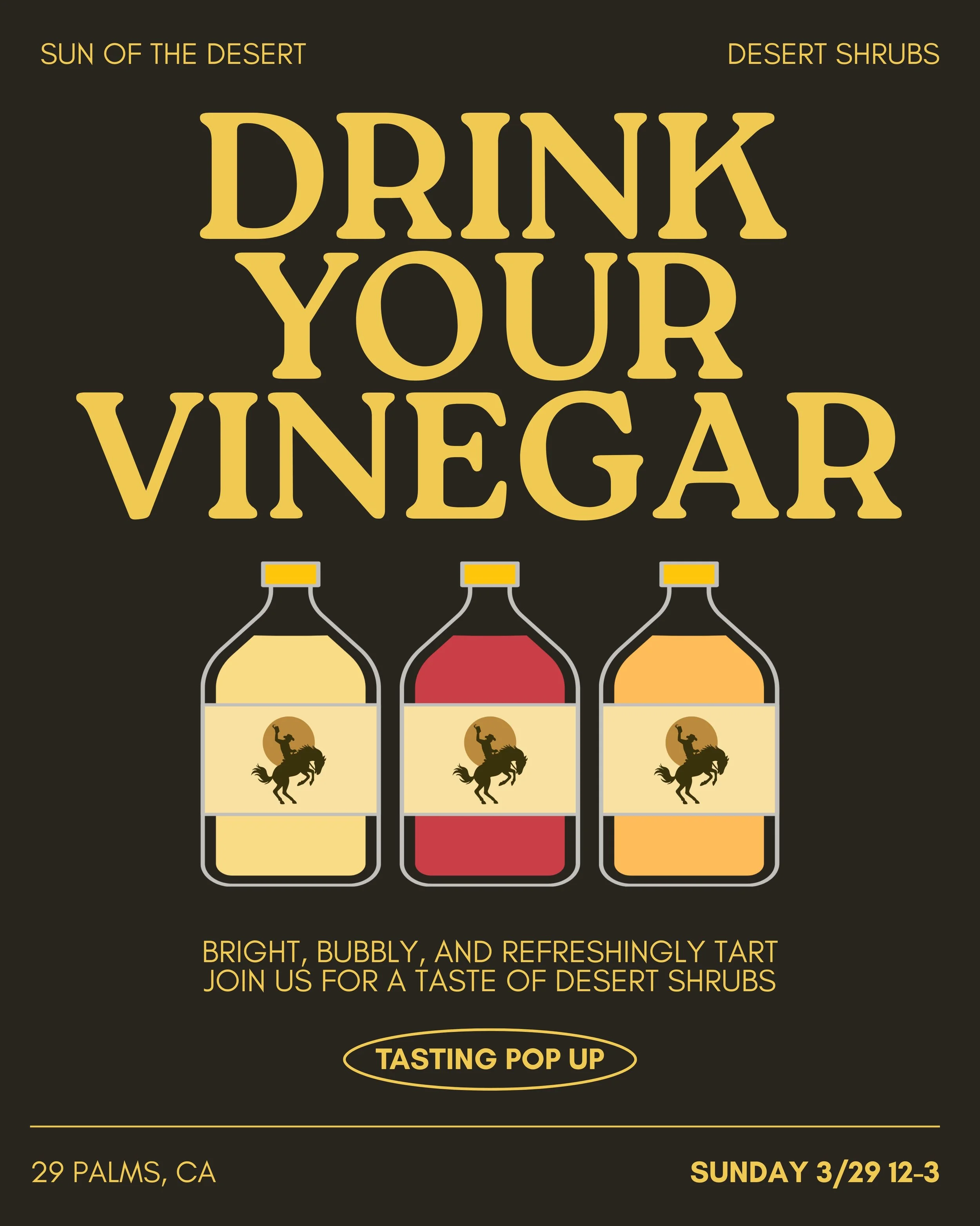 SUN OF THE DESERT (29 Palms) x Desert Shrubs Tasting Event