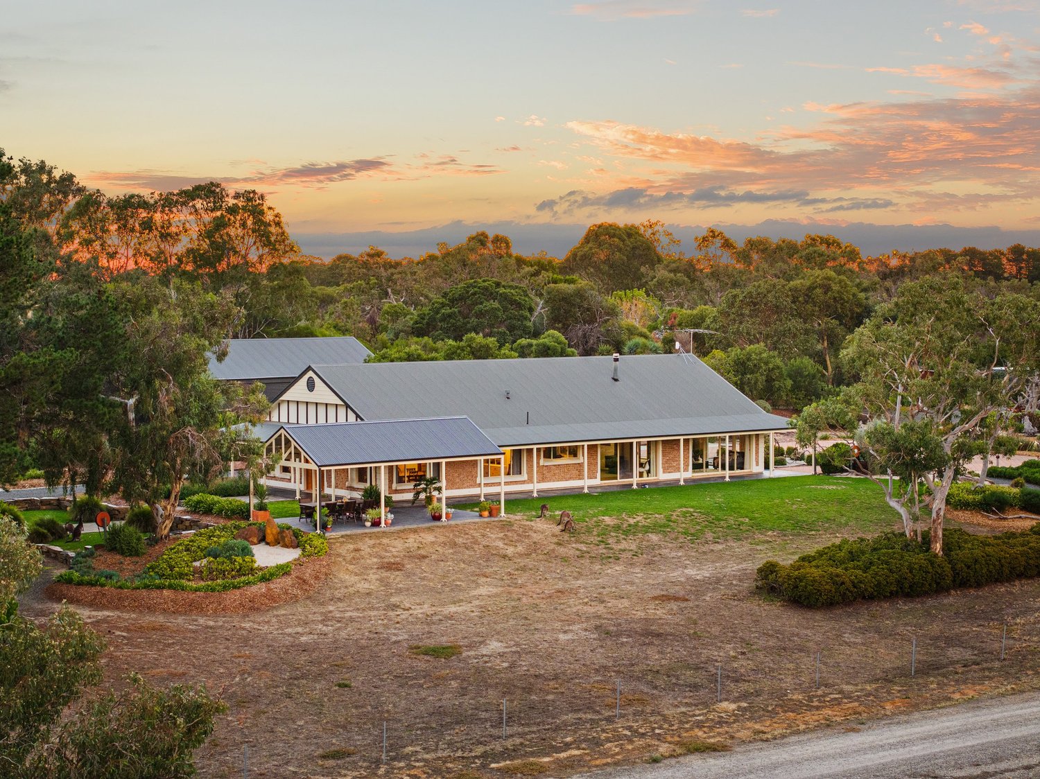 Aerial drone real estate photography, Barossa Valley