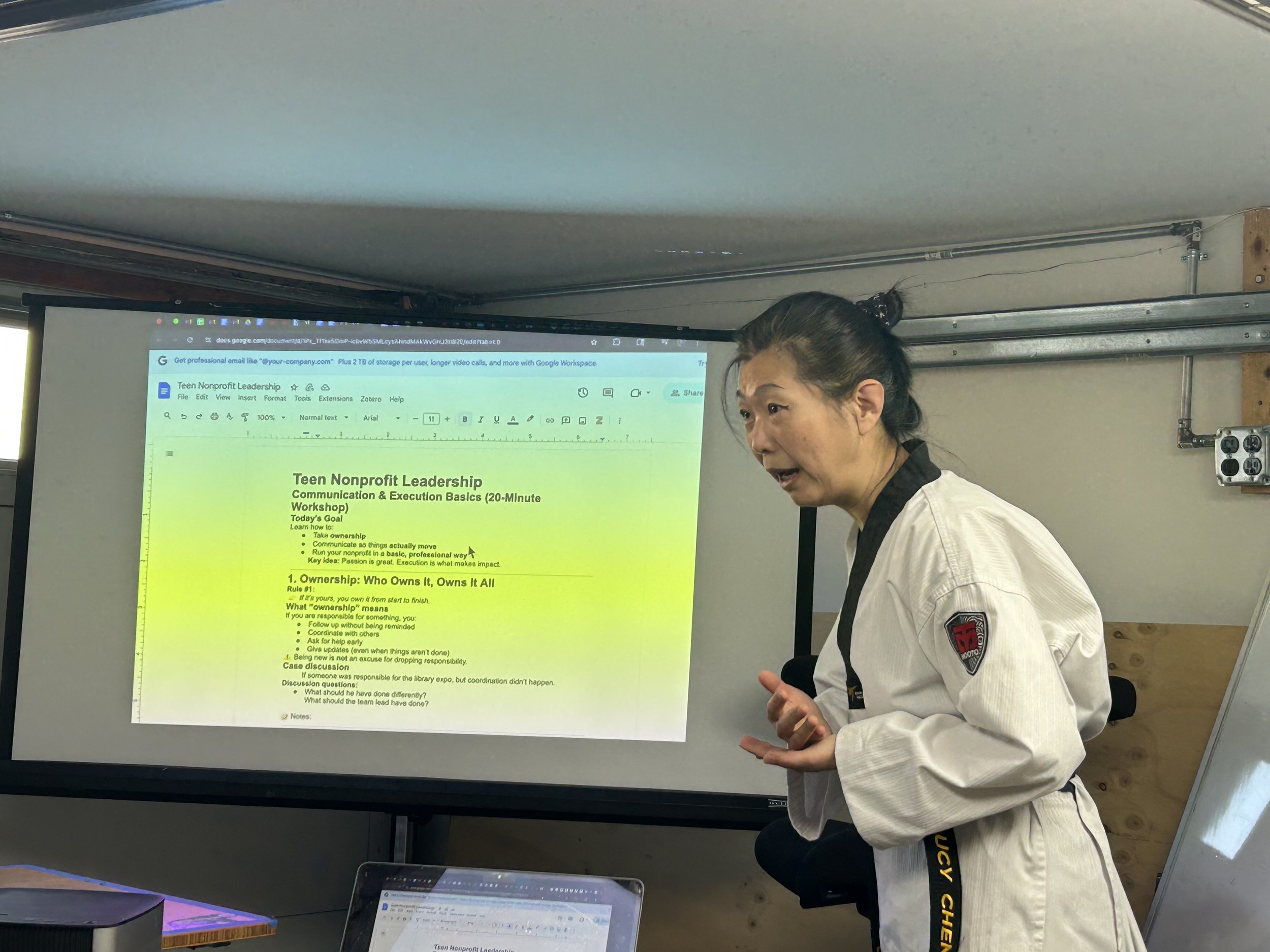 Teen-Nonprofit Leadership Training Workshop