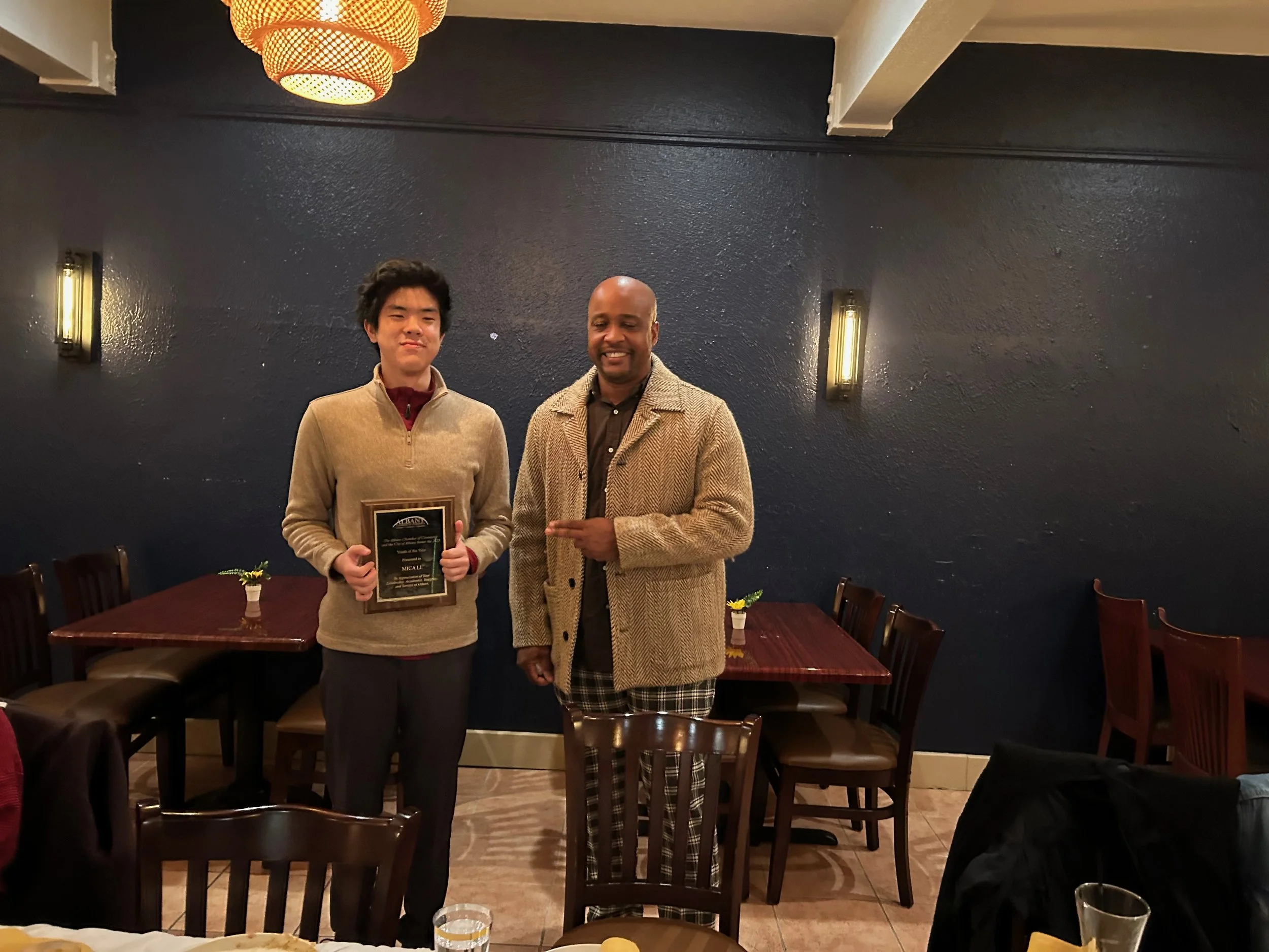 Mica was nominated "Albany Youth of the Year" by the Albany Chamber of Commerce