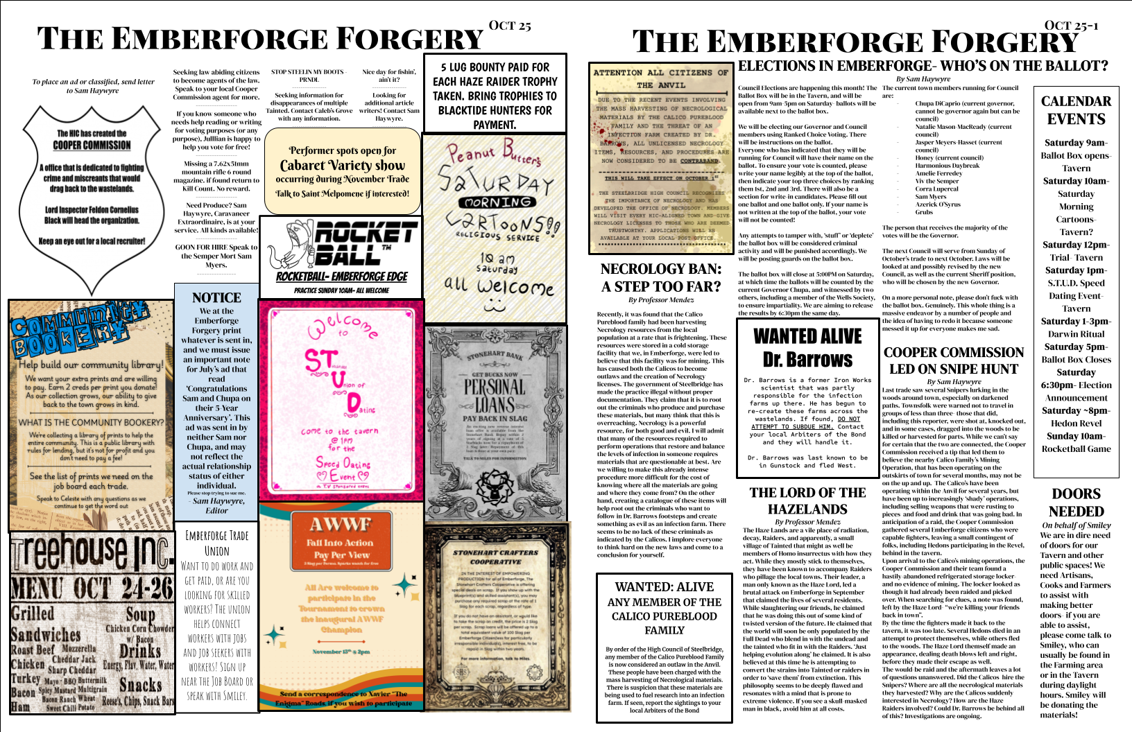 The Emberforge Forgery- October 2025 — Dystopia Rising: The Anvil