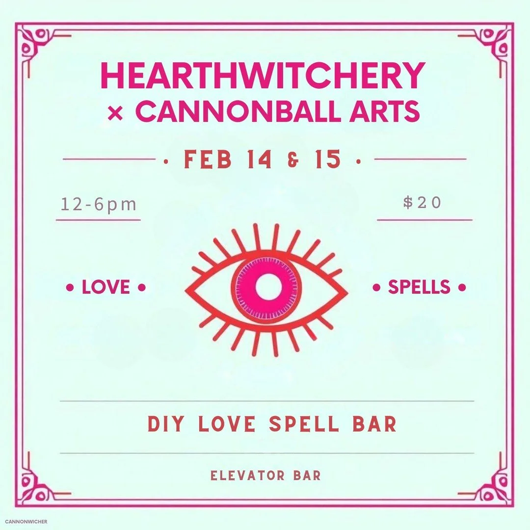 Celebrate love your way at the DIY Love Spell Bar with Hearthwitchery at Cannonball Arts in downtown Seattle. Join us at the Elevator Bar for a spell jar bar experience where you can craft your own love spell jar&mdash;whether you&rsquo;re calling in