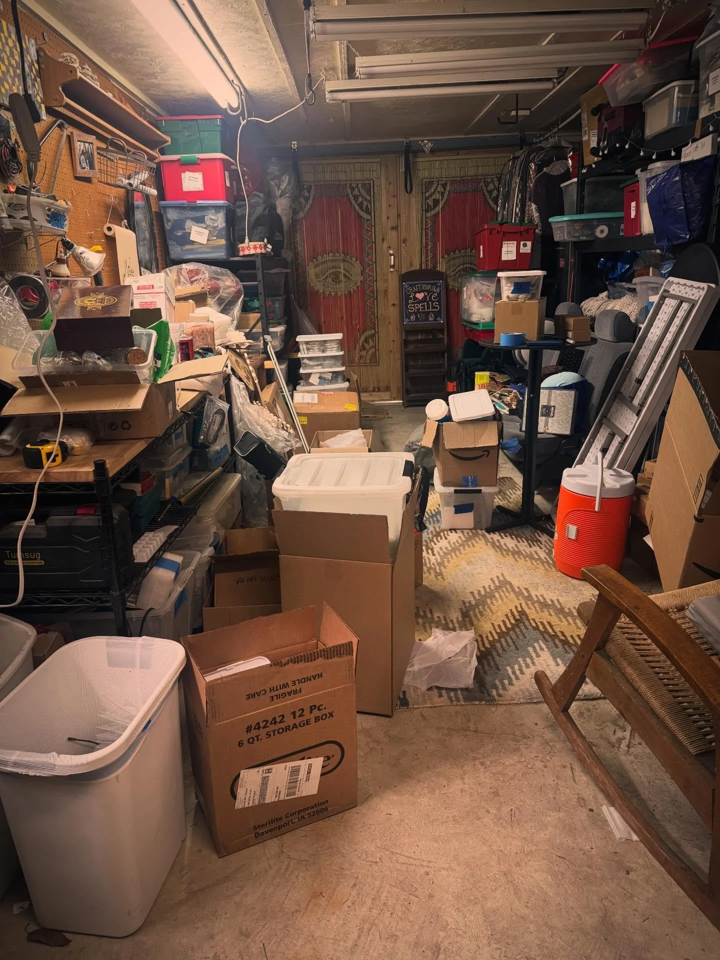 We&rsquo;re expanding our offerings quickly at Hearthwitchery &mdash; and we need the work space to accommodate our supplies and packing! Check out the before and after pics of our storage space! (It has gotten out of hand after several event-filled 