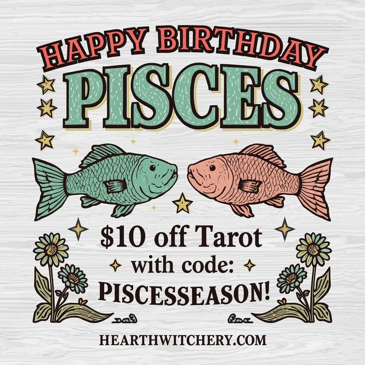 Happy Pisces season, dreamweavers and heart-menders! 🌊✨ As a Pisces, your boundless empathy flows like ocean tides, your creativity paints worlds unseen, and that dreamy intuition whispers truths only you can hear. Celebrate your birthday by diving 