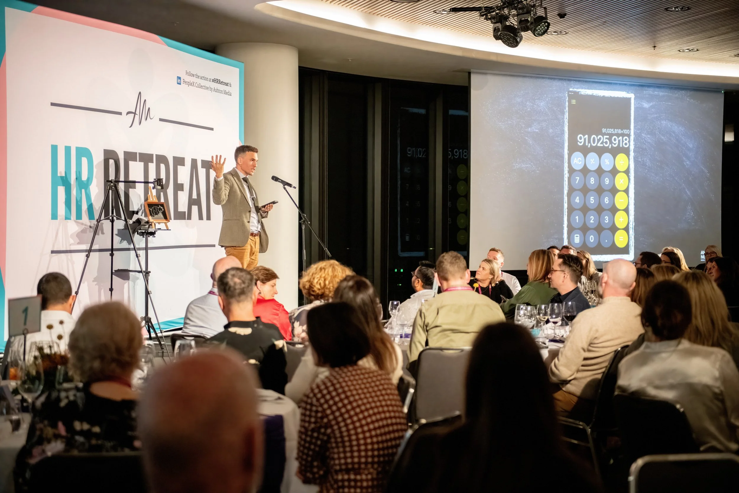 Andy Nunn delivers his Seeing Clearly keynote at an HR conference in the Hunter Valley, exploring bias, culture, and leadership through interactive demonstrations and behavioural science. A standout corporate speaker for conferences and executive eve